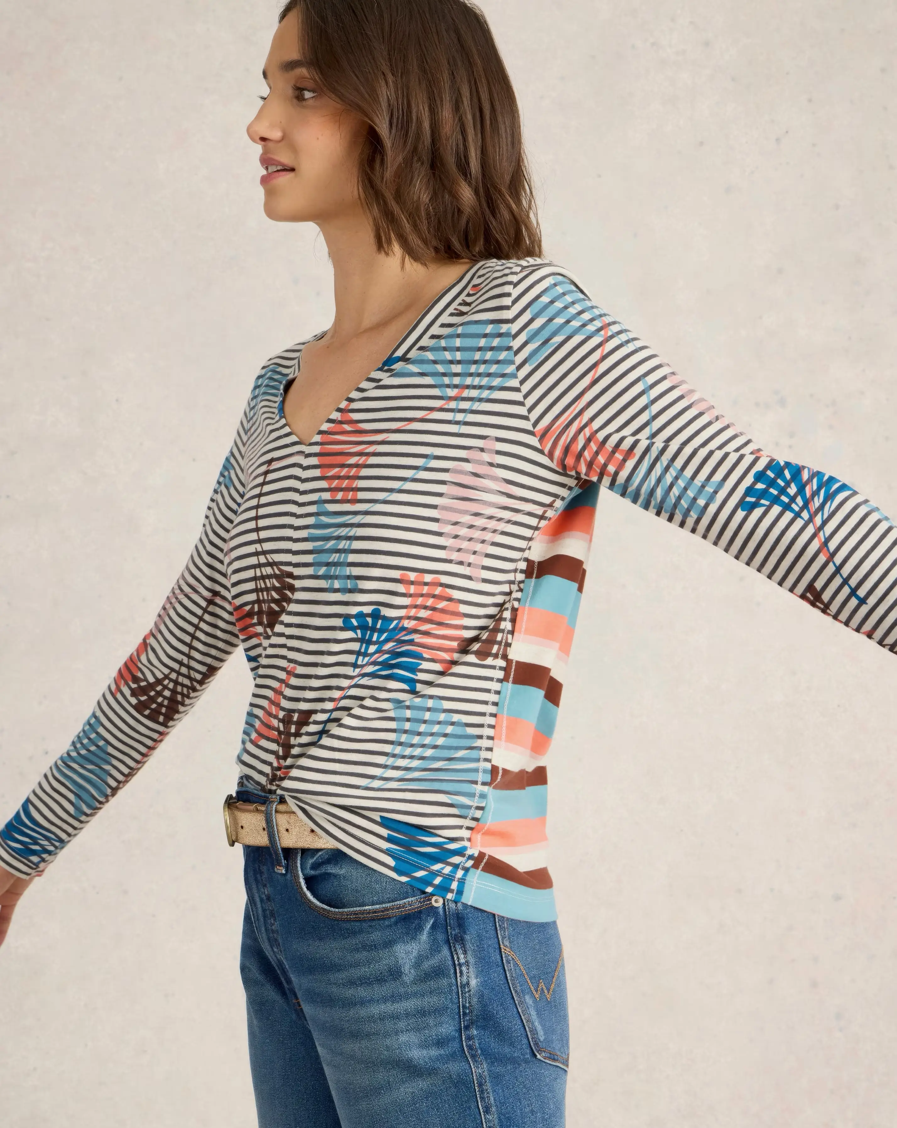 White Stuff Nelly Long Sleeve Tee 4 White Stuff Nelly Long Sleeve Tee