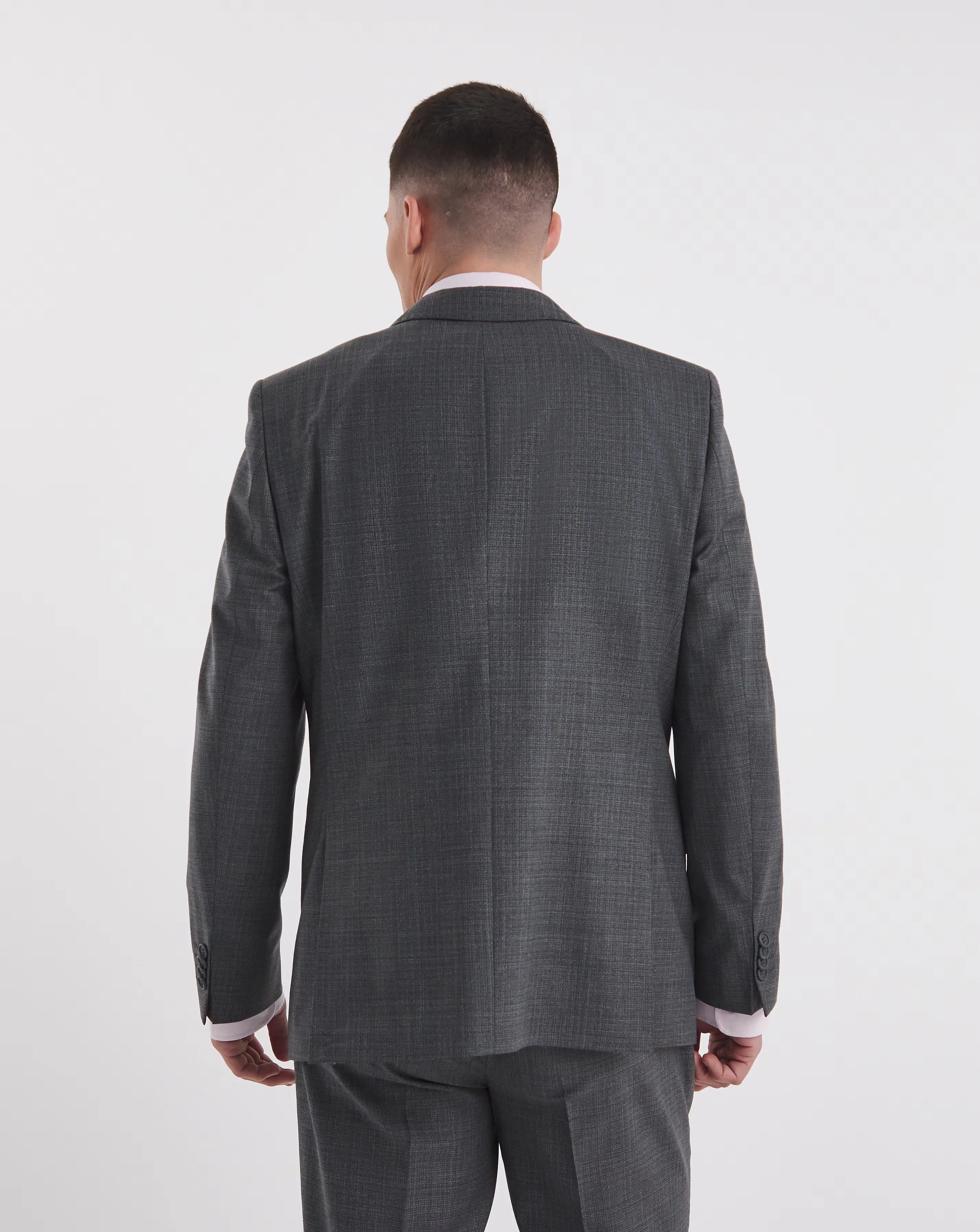 William Hunt Textured Grey Suit Jacket 1 William Hunt Textured Grey Suit Jacket