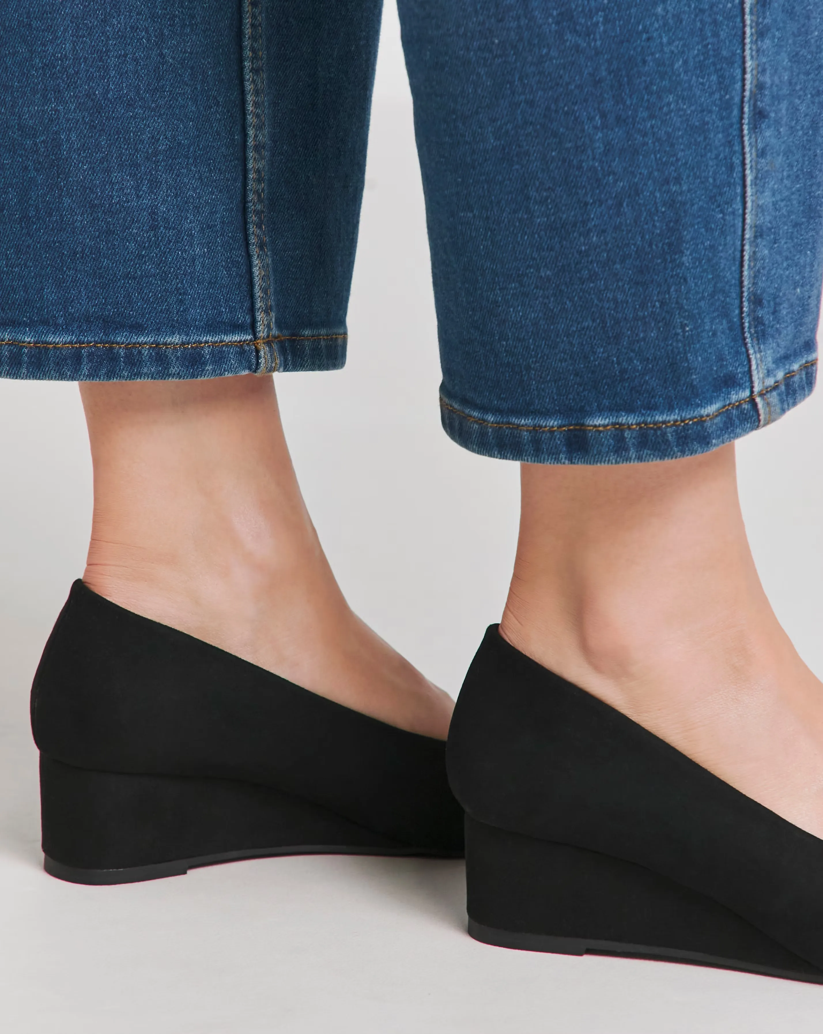 Valentina Low Wedge Court Shoe Wide E Fit 4 Valentina Low Wedge Court Shoe Wide E Fit