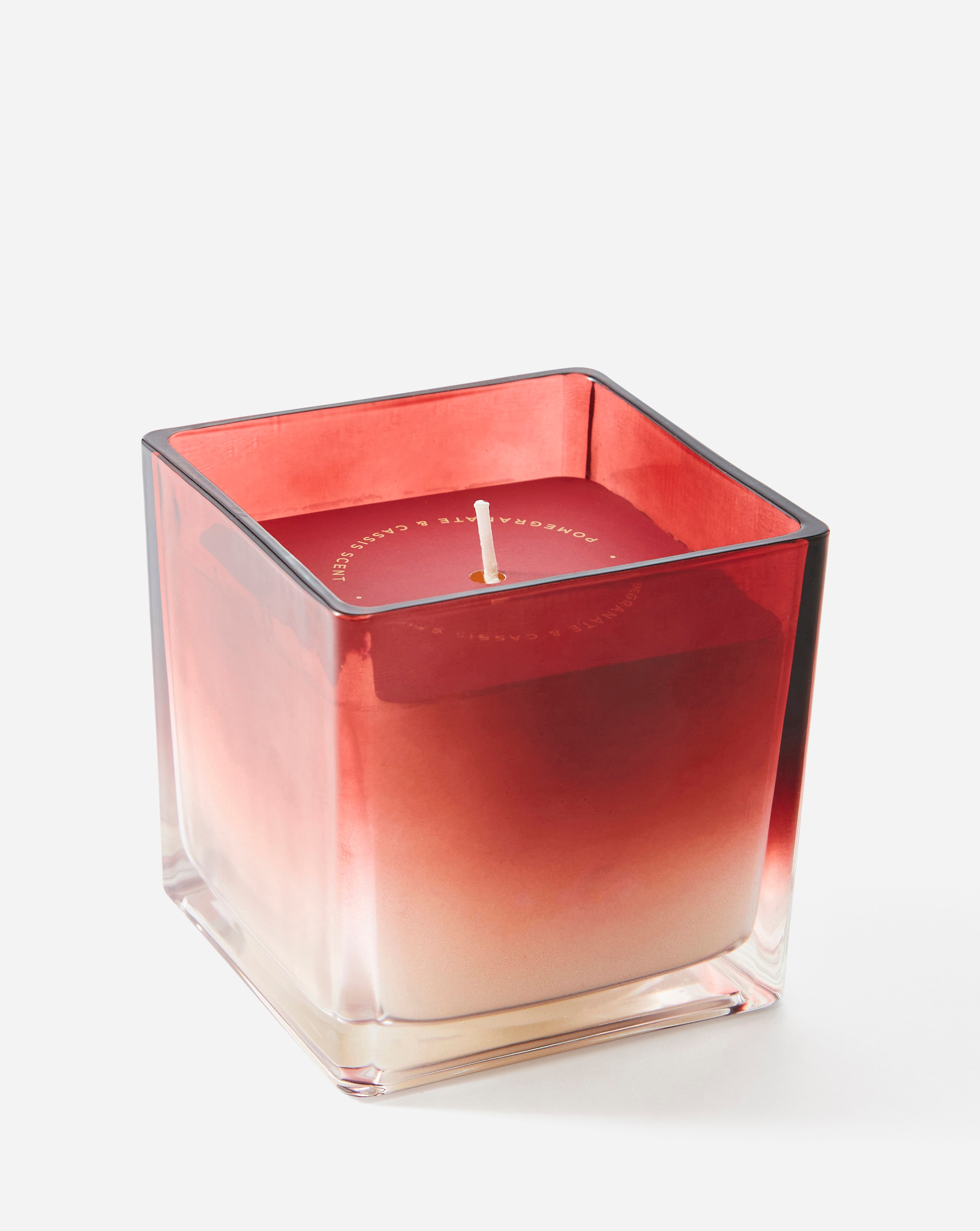 Pomegranate & Cassis Scented Medium Candle 3 Pomegranate & Cassis Scented Medium Candle