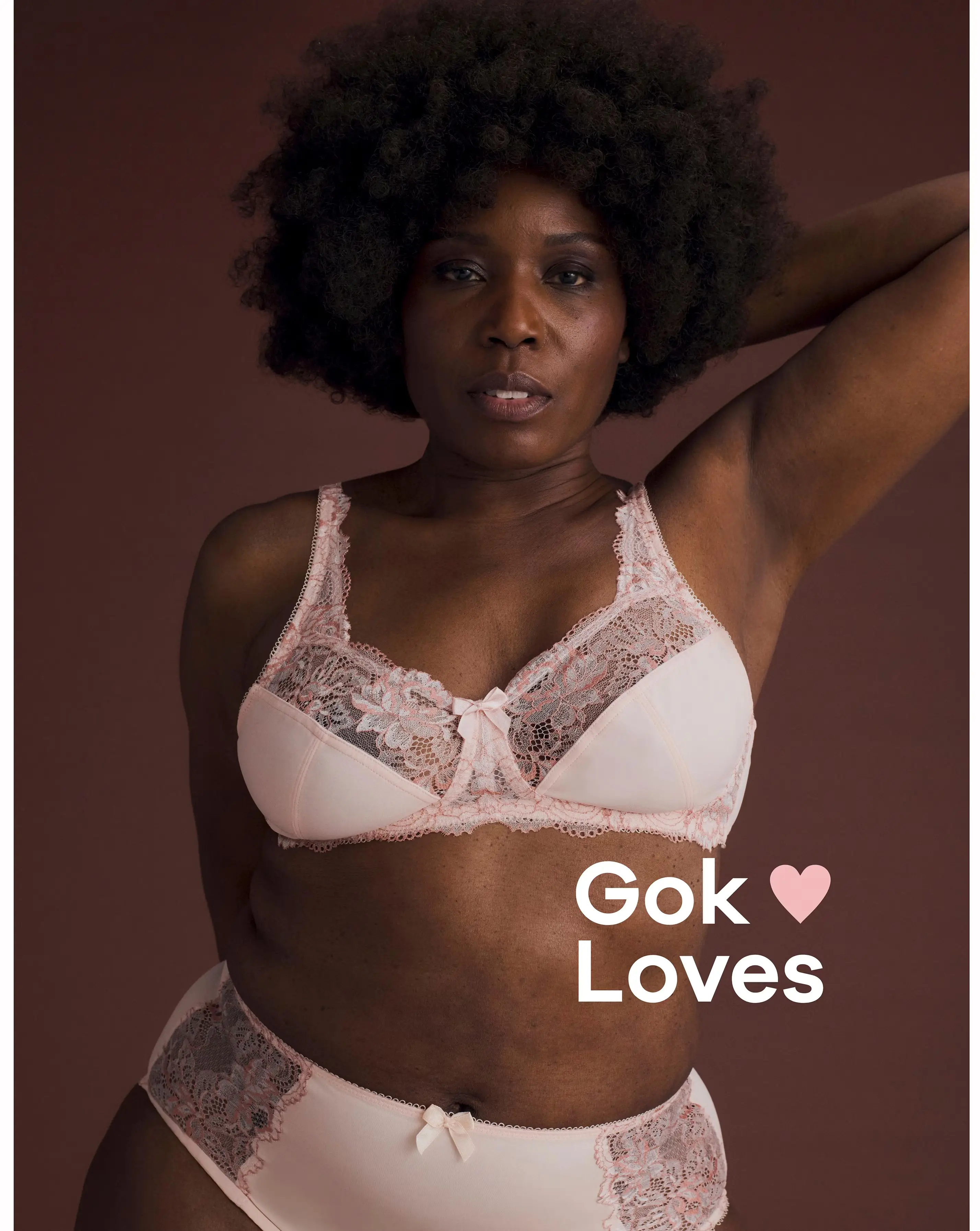Pretty Secrets (2 Pack) Ella Lace Non Wired Full Cup Bras (B-H) Blush/White 1 Pretty Secrets (2 Pack) Ella Lace Non Wired Full Cup Bras (B-H) Blush/White