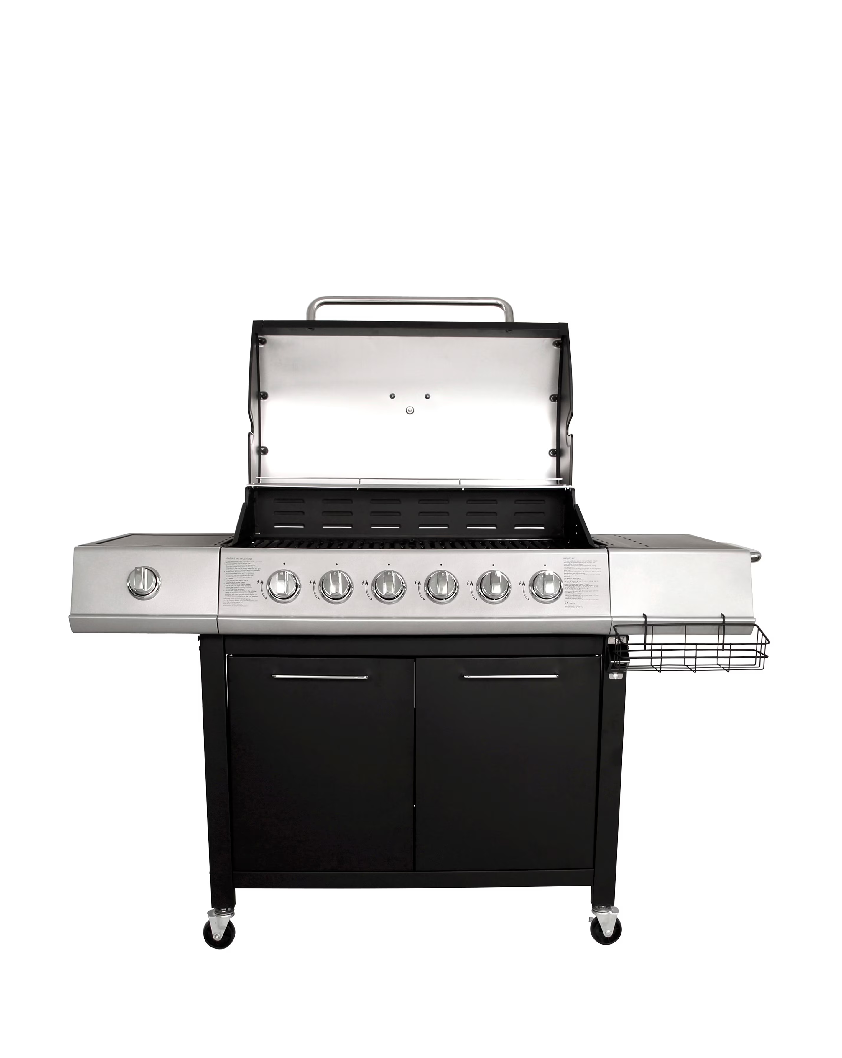 Charles Bentley 6 Burner Gas BBQ with Side Burner 7 Charles Bentley 6 Burner Gas BBQ with Side Burner