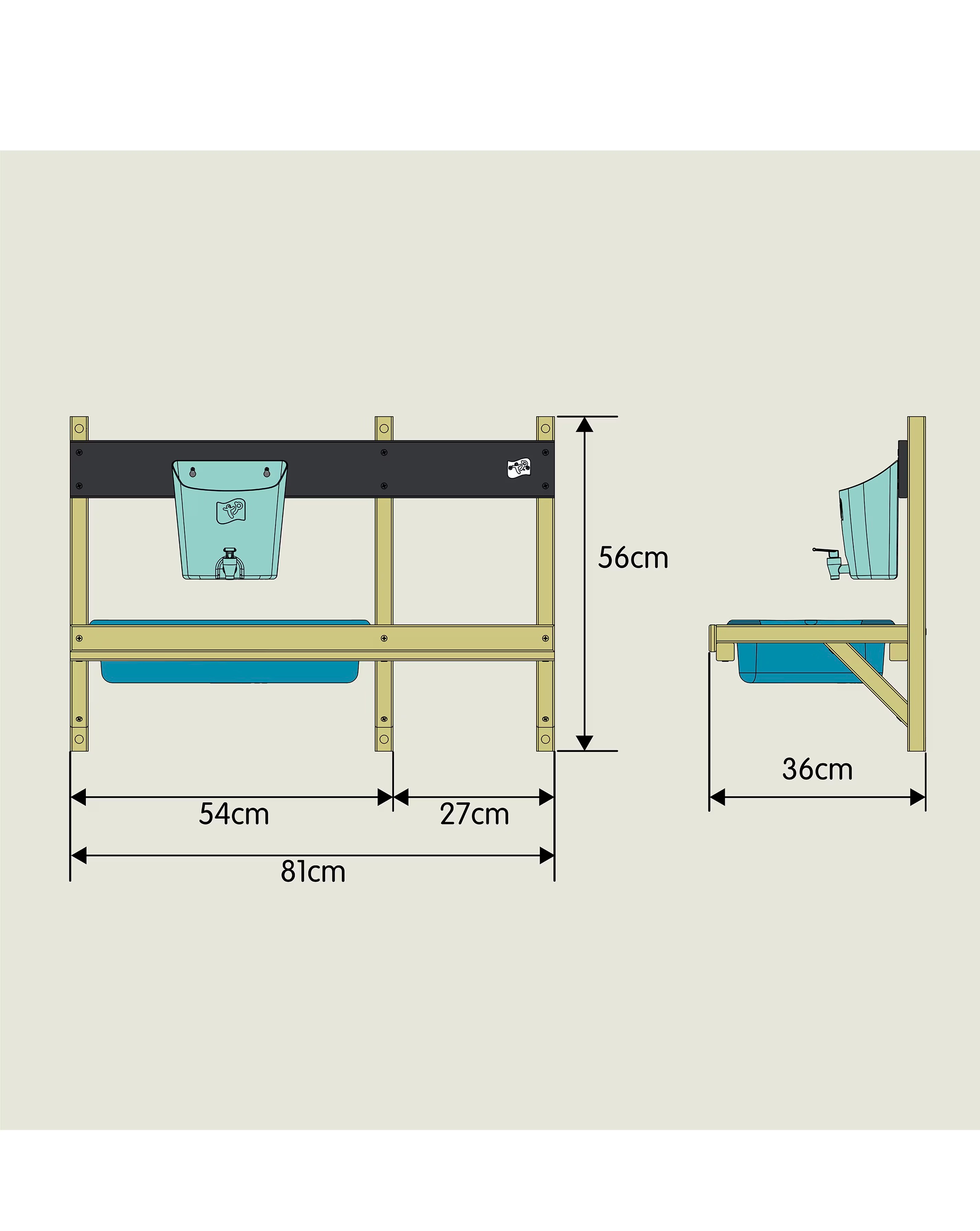 TP Deluxe Mud Kitchen Accessory to Playhouse 2 TP Deluxe Mud Kitchen Accessory to Playhouse