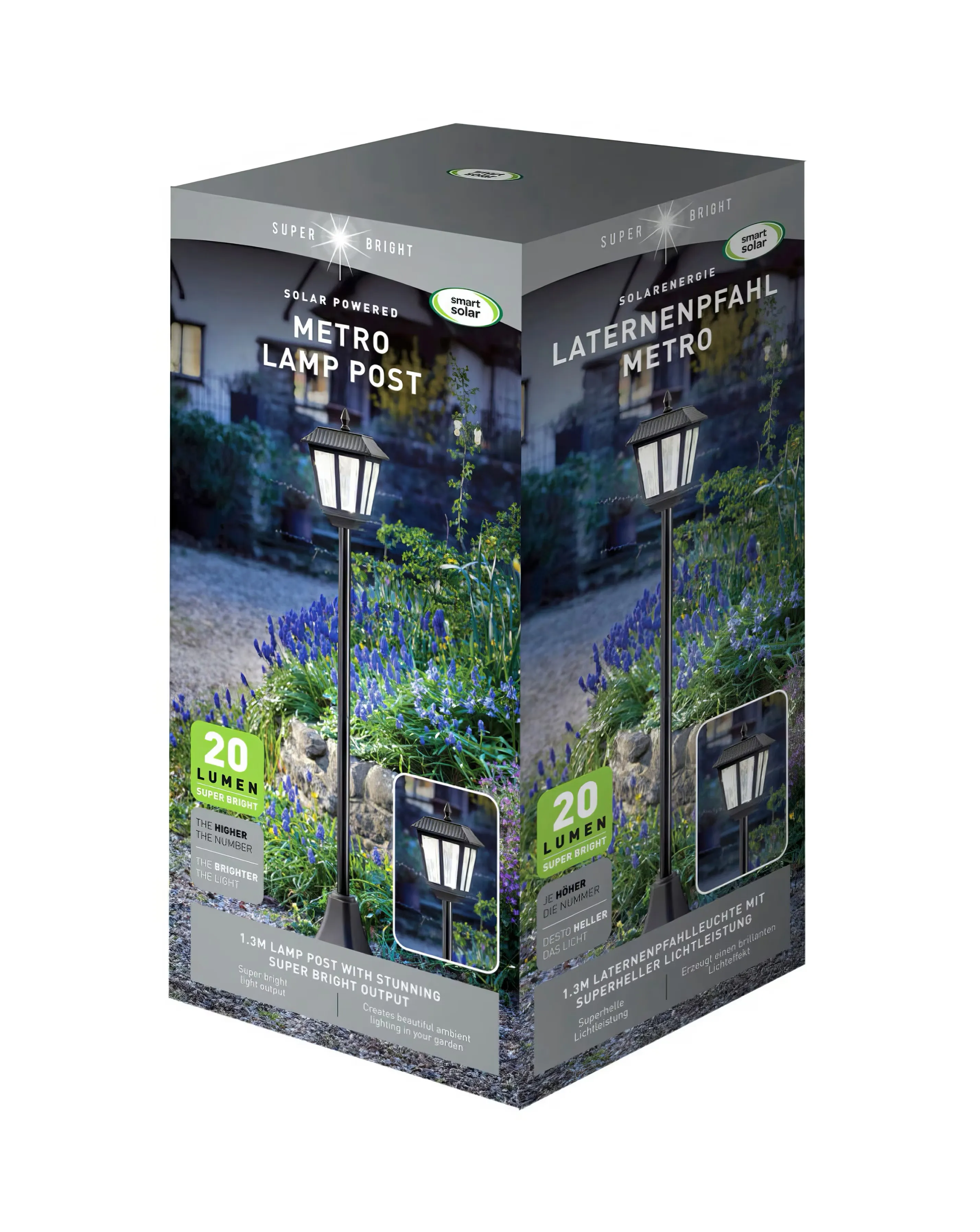 Metro Solar Lamp Post 20L 2 Metro Solar Lamp Post 20L