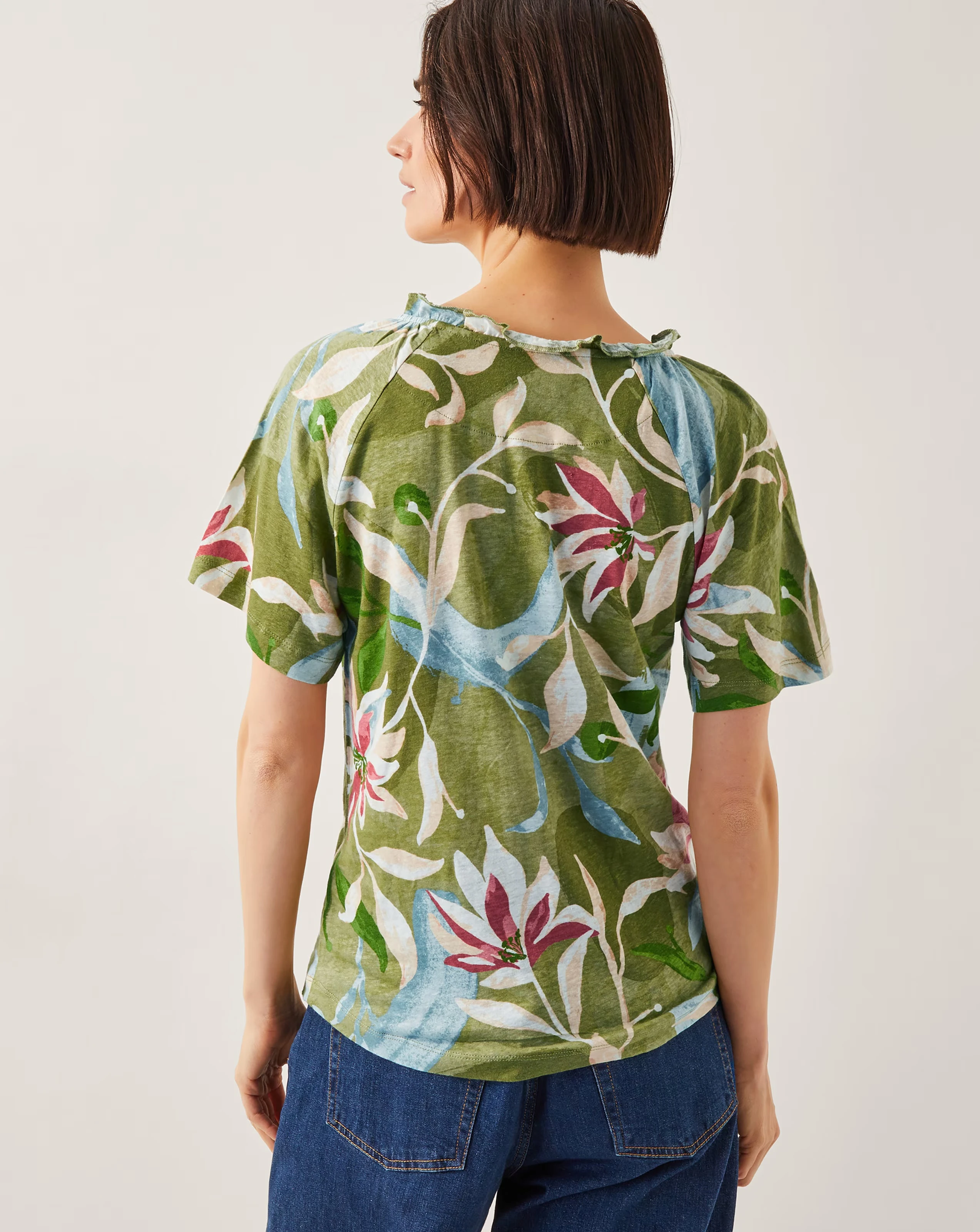 Monsoon Piper Floral Linen-Blend Top 3 Monsoon Piper Floral Linen-Blend Top