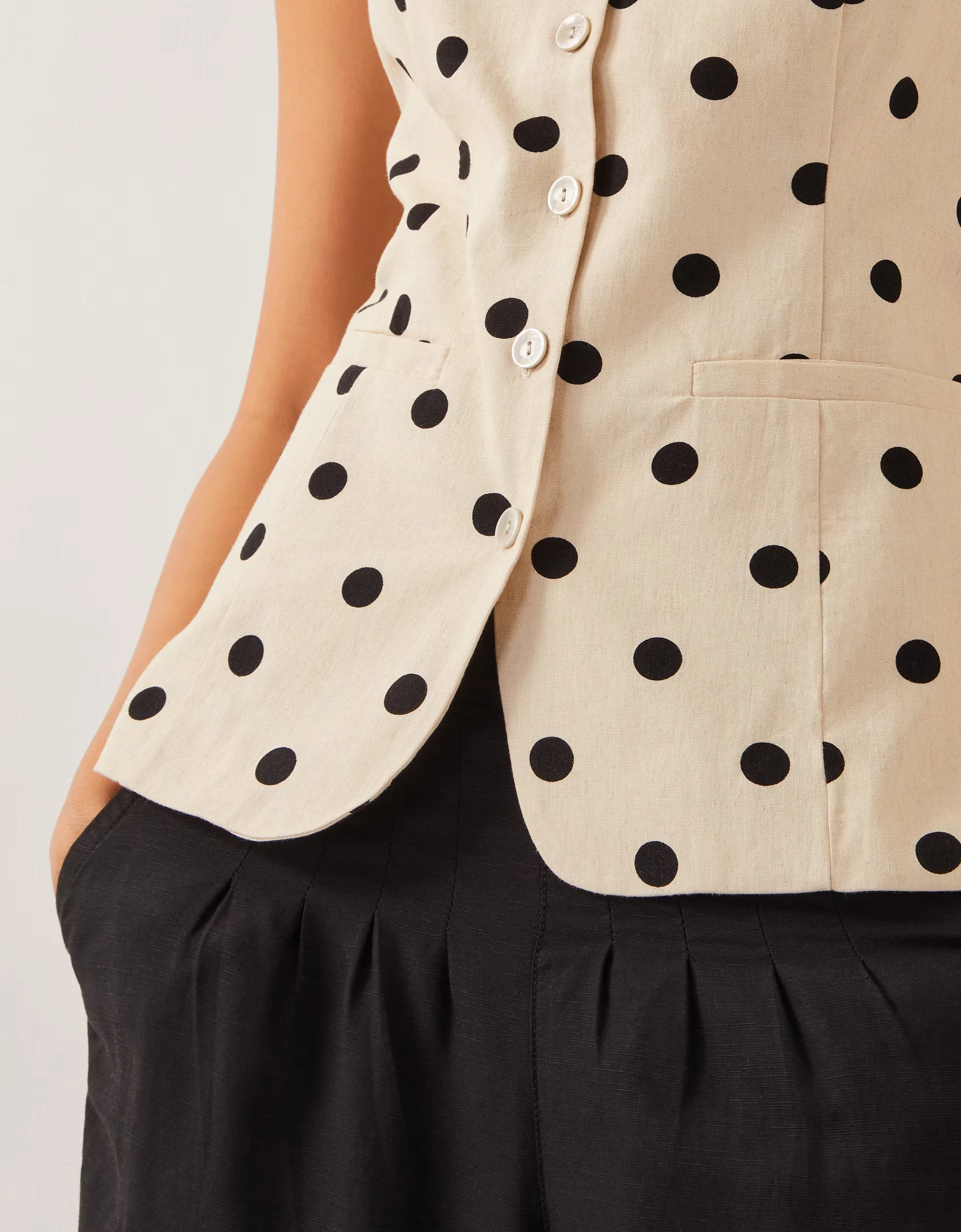 Monsoon Isabel Polka Dot Waistcoat 2 Monsoon Isabel Polka Dot Waistcoat