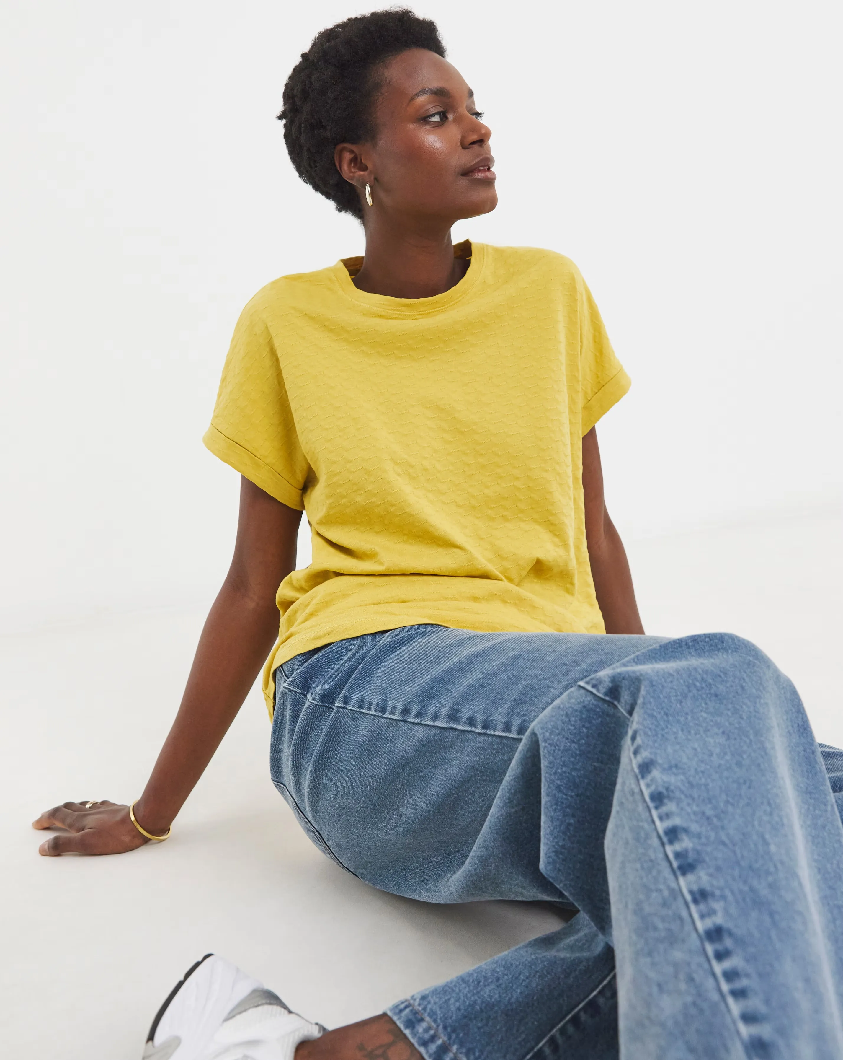Dobby Textured Curved Hem 1 Dobby Textured Curved Hem