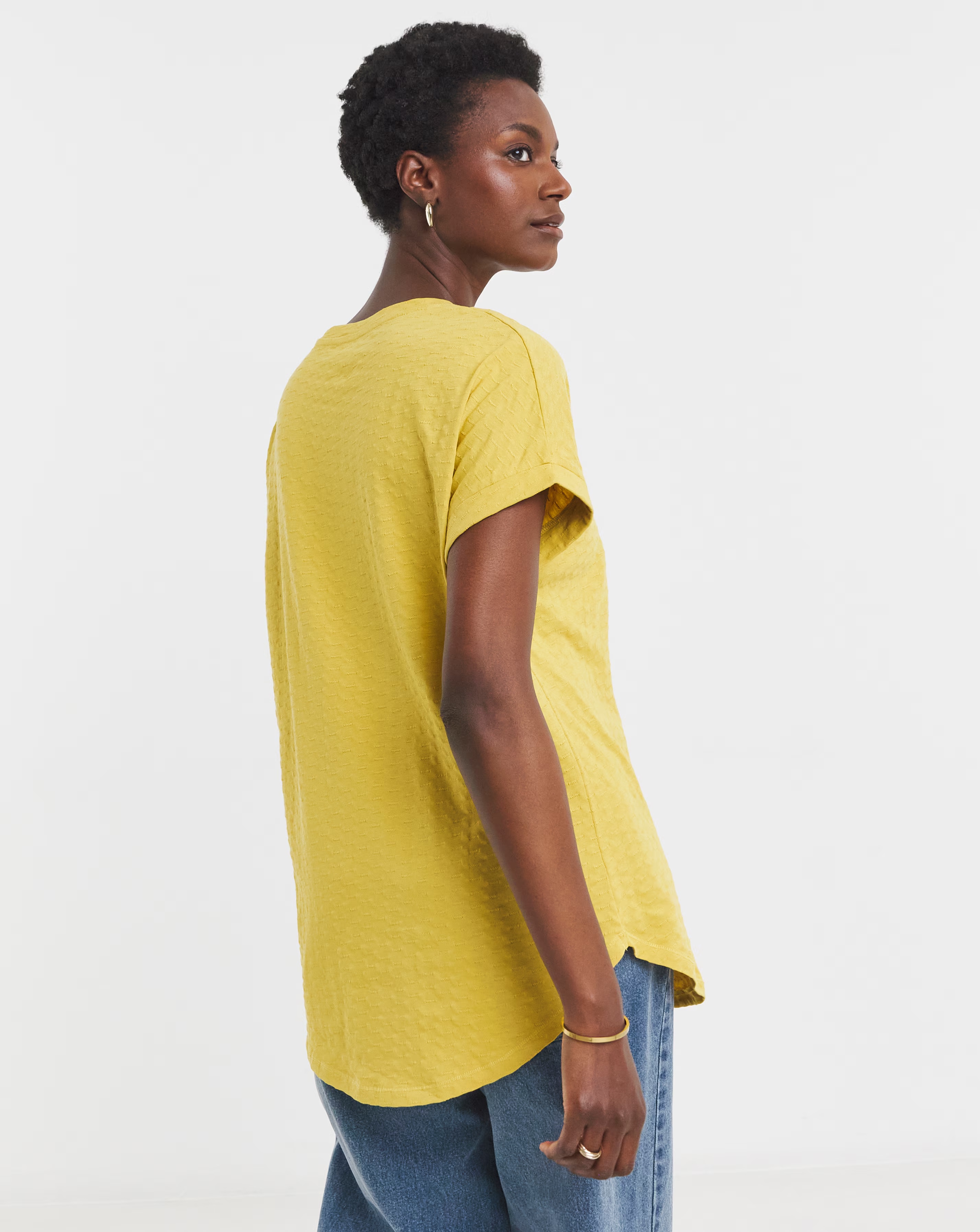 Dobby Textured Curved Hem 4 Dobby Textured Curved Hem