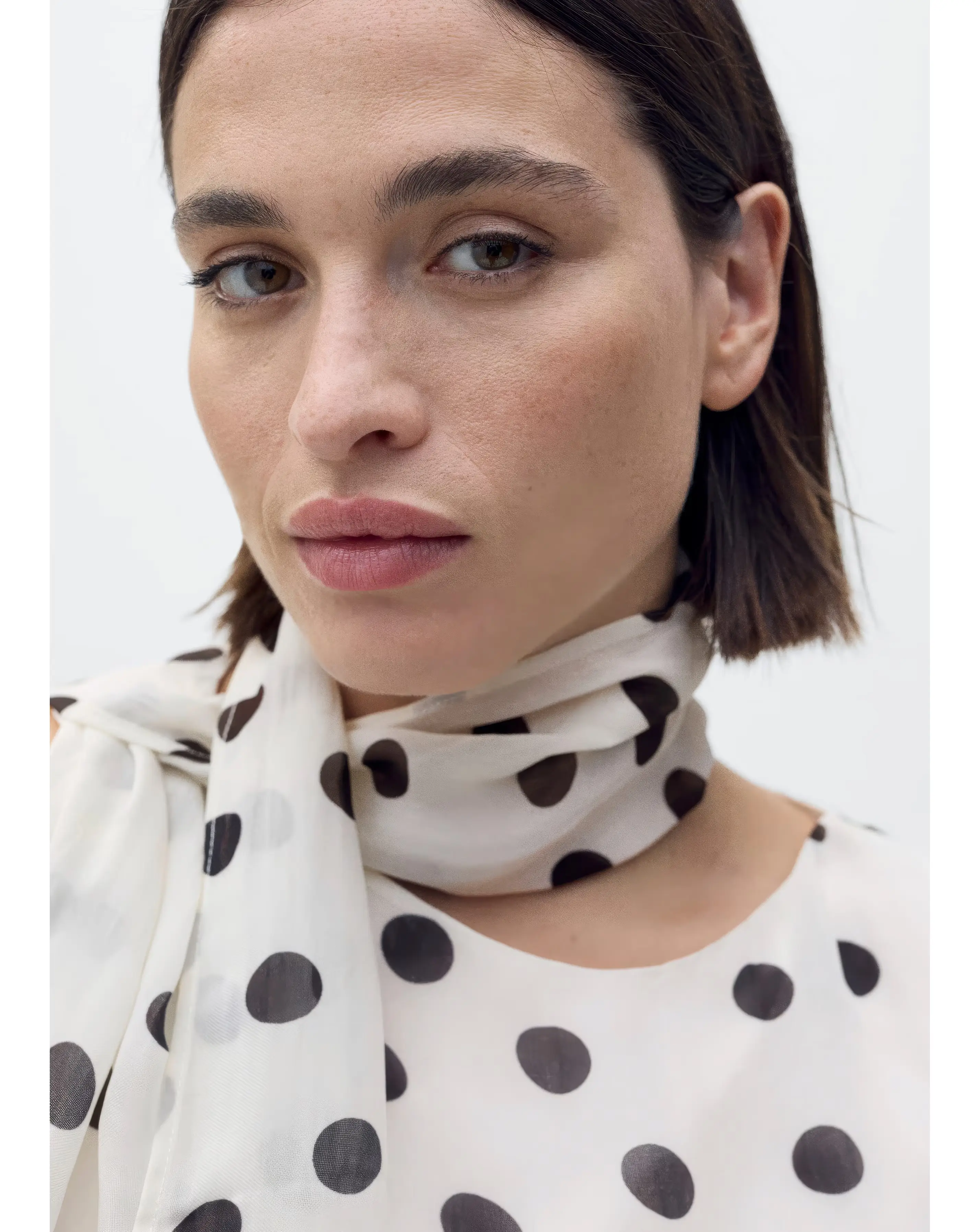 Mango Polka-Dot Blouse 3 Mango Polka-Dot Blouse