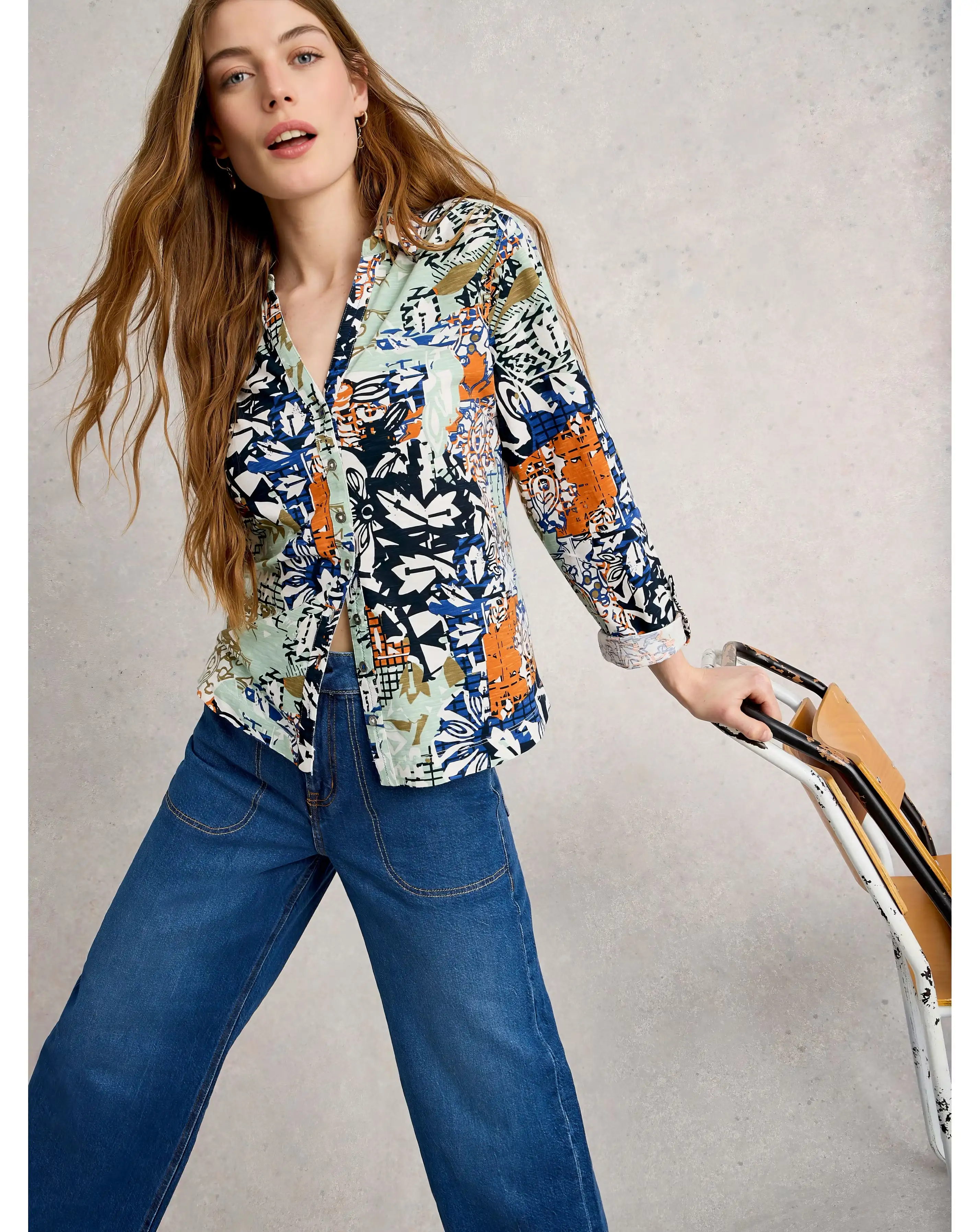 White Stuff Annie Jersey Shirt 2 White Stuff Annie Jersey Shirt