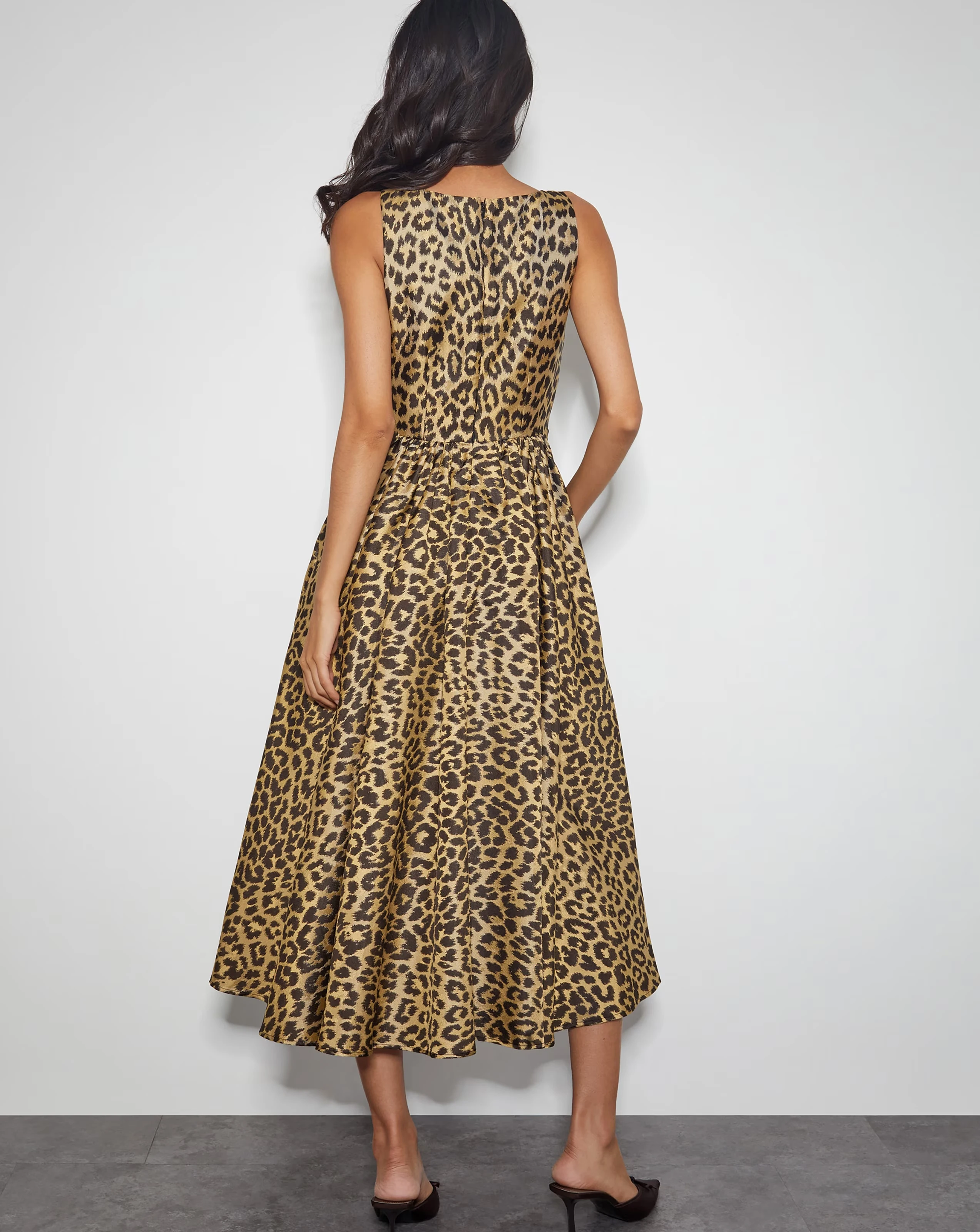 Monsoon Sicily Leopard Print Midi Dress 3 Monsoon Sicily Leopard Print Midi Dress