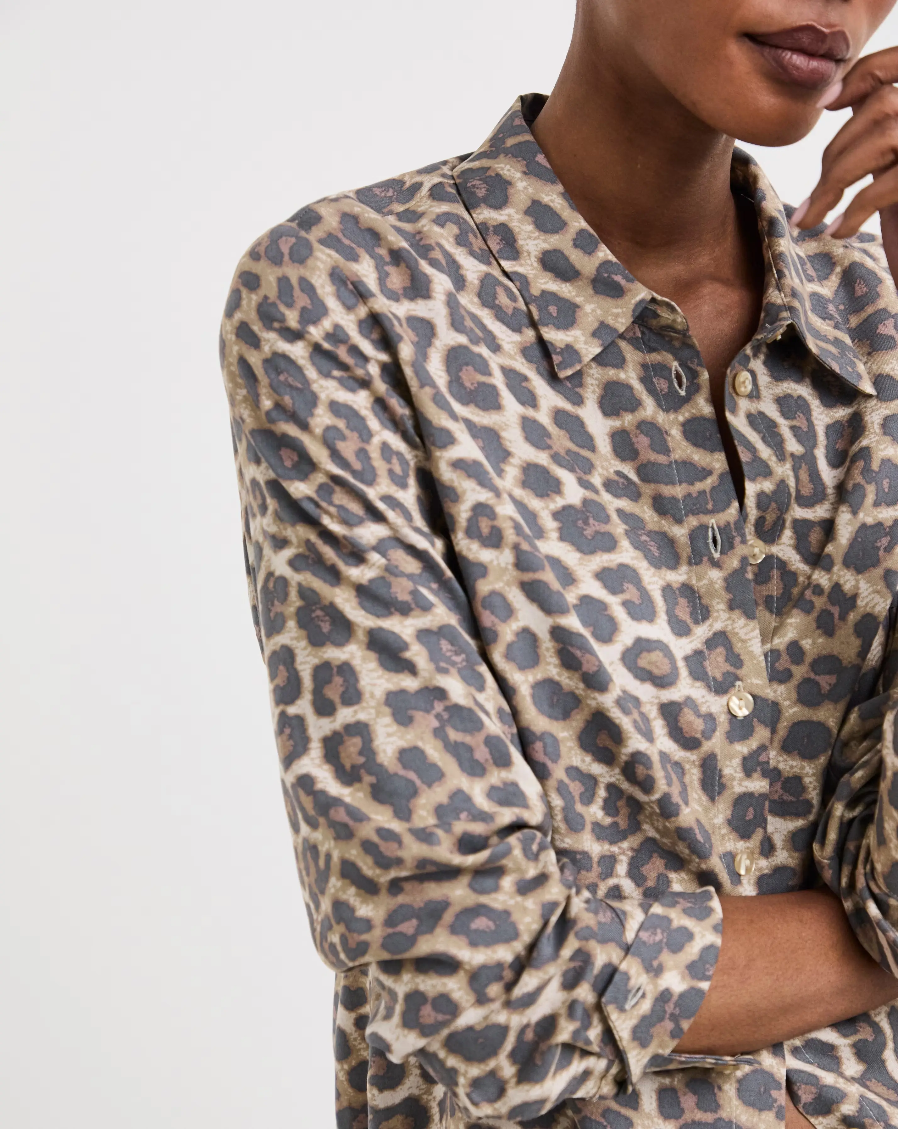 Dipped Back Long Sleeve Shirt 4 Dipped Back Long Sleeve Shirt
