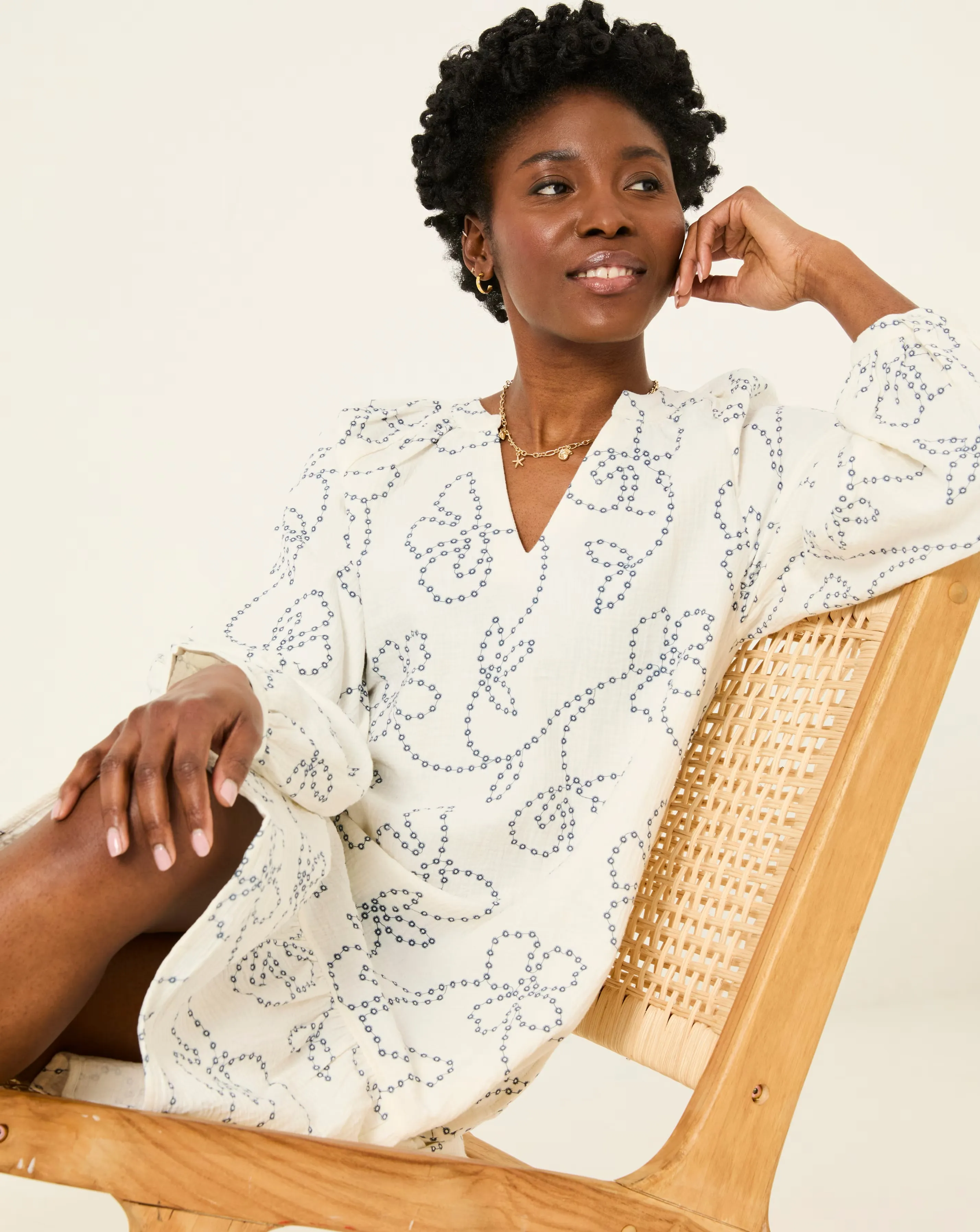 Fatface Frill Embroidery Tunic 3 Fatface Frill Embroidery Tunic