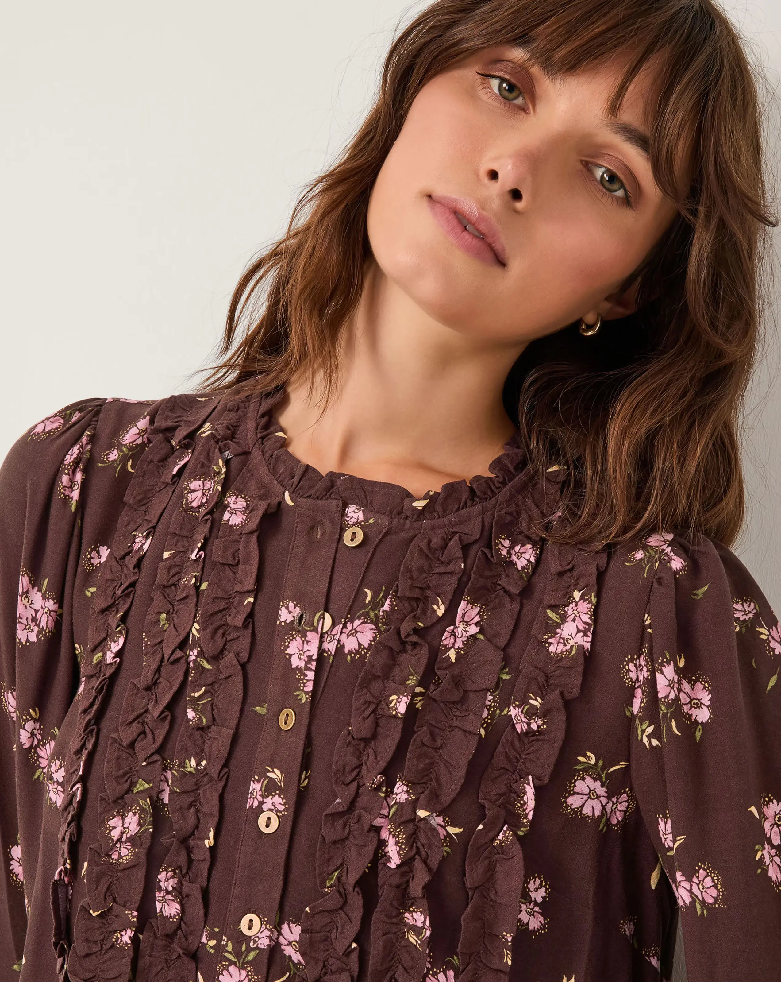 Monsoon Hanya Floral Print Ruffle Blouse 4 Monsoon Hanya Floral Print Ruffle Blouse