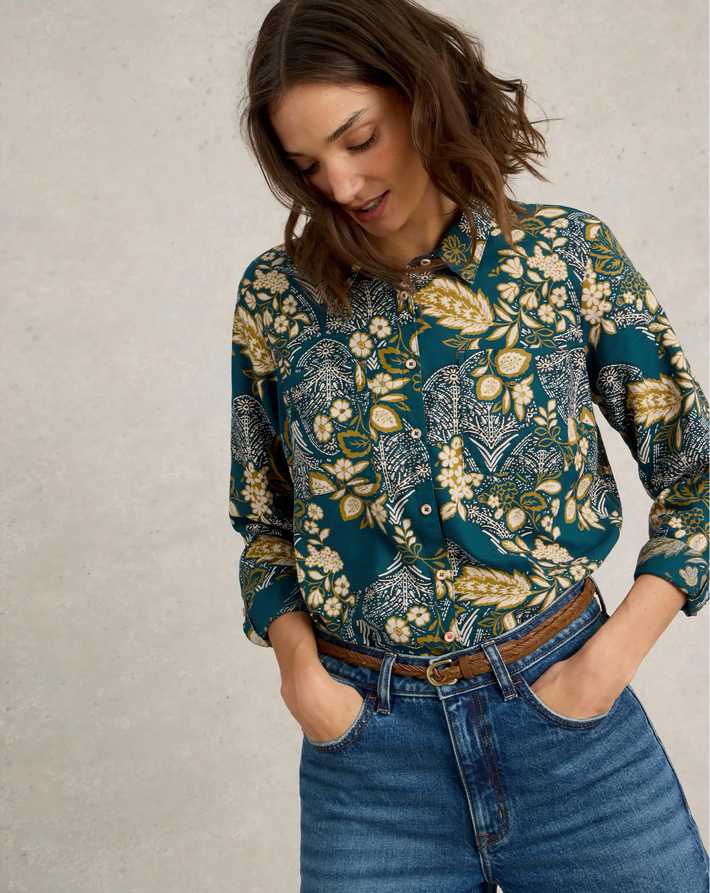 White Stuff Sophie Organic Cotton Shirt 1 White Stuff Sophie Organic Cotton Shirt