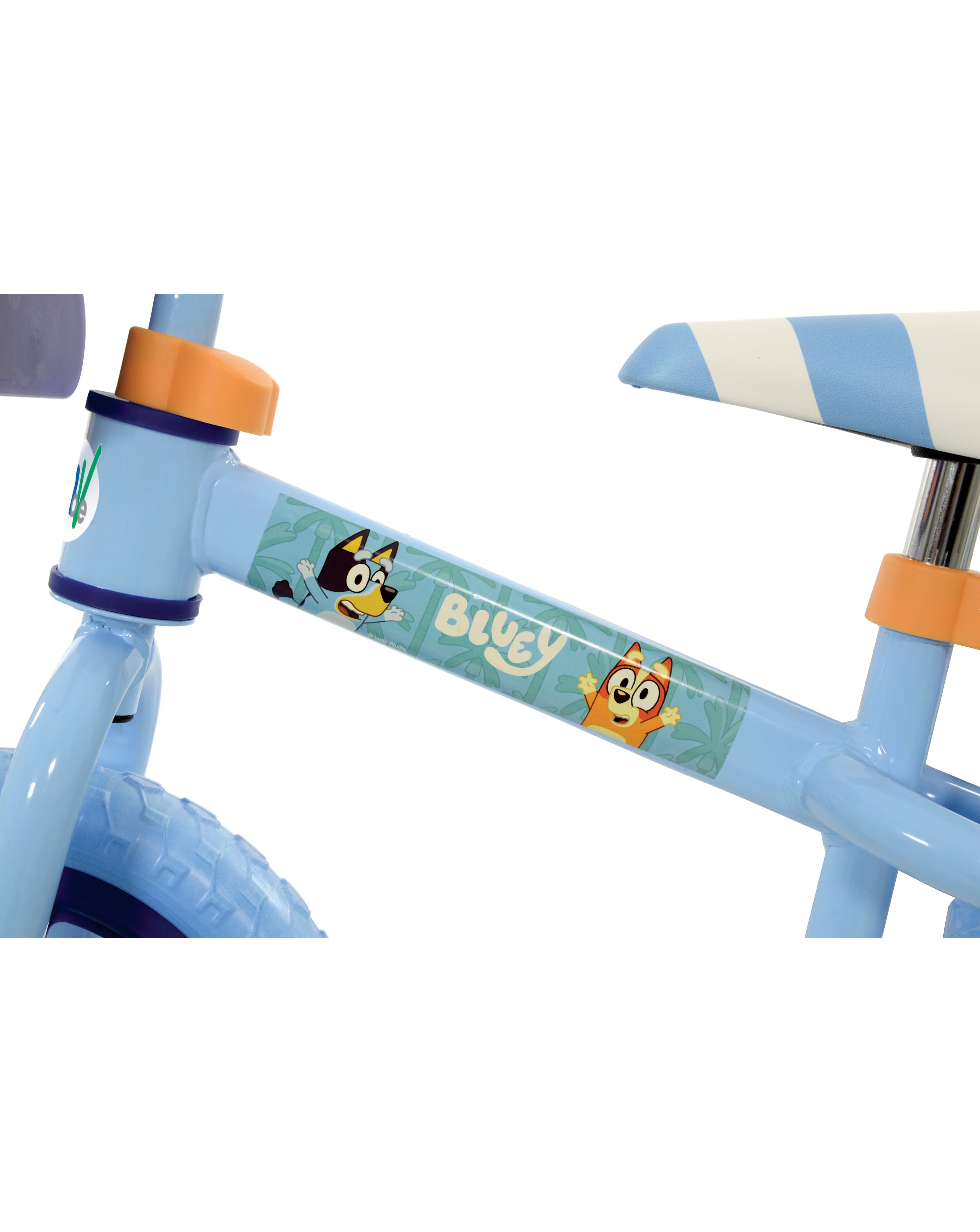 Bluey 12 Inch Balance Bike with Light Up Wheels 7 Bluey 12 Inch Balance Bike with Light Up Wheels