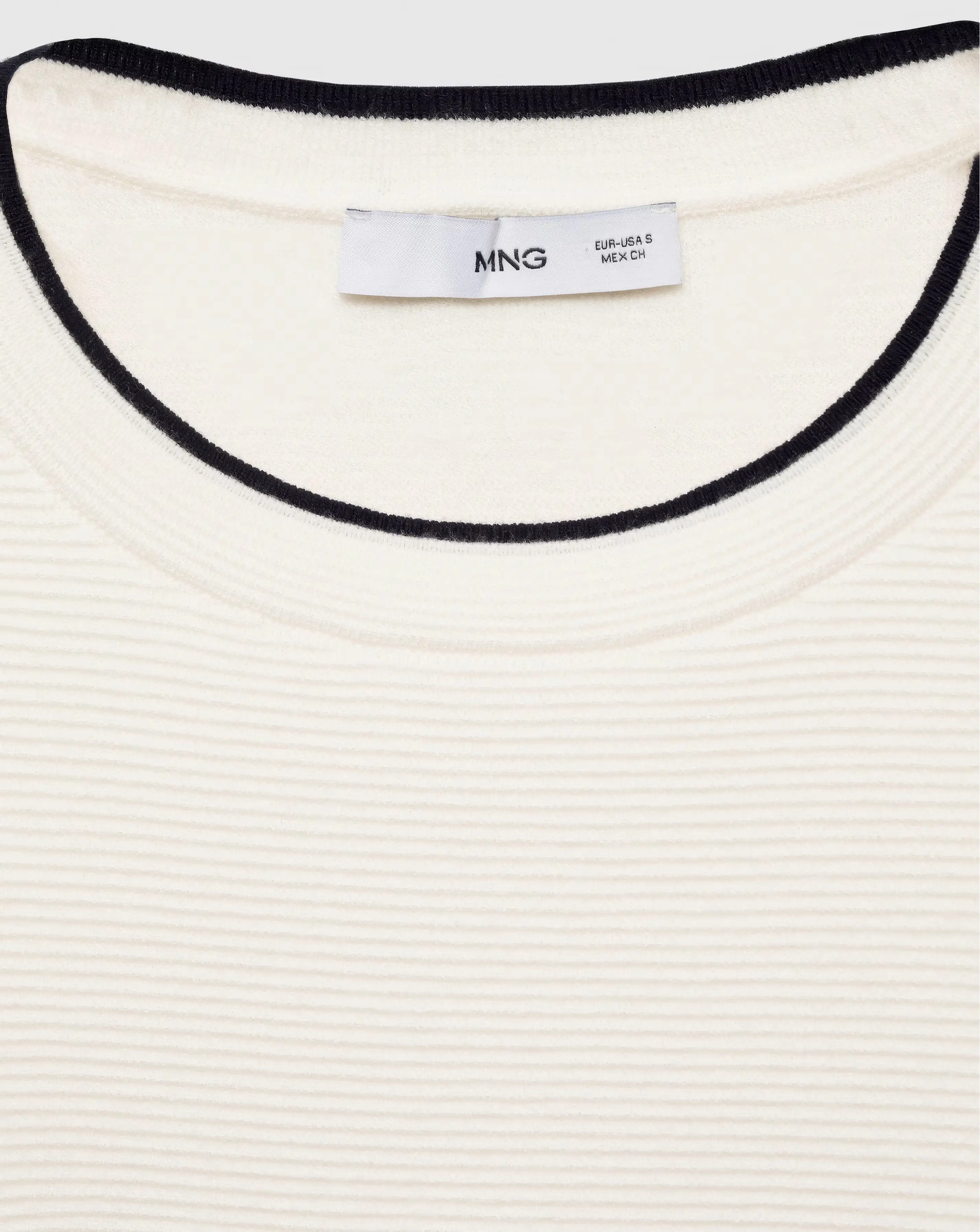 Mango Contrast Trim Sweater 6 Mango Contrast Trim Sweater