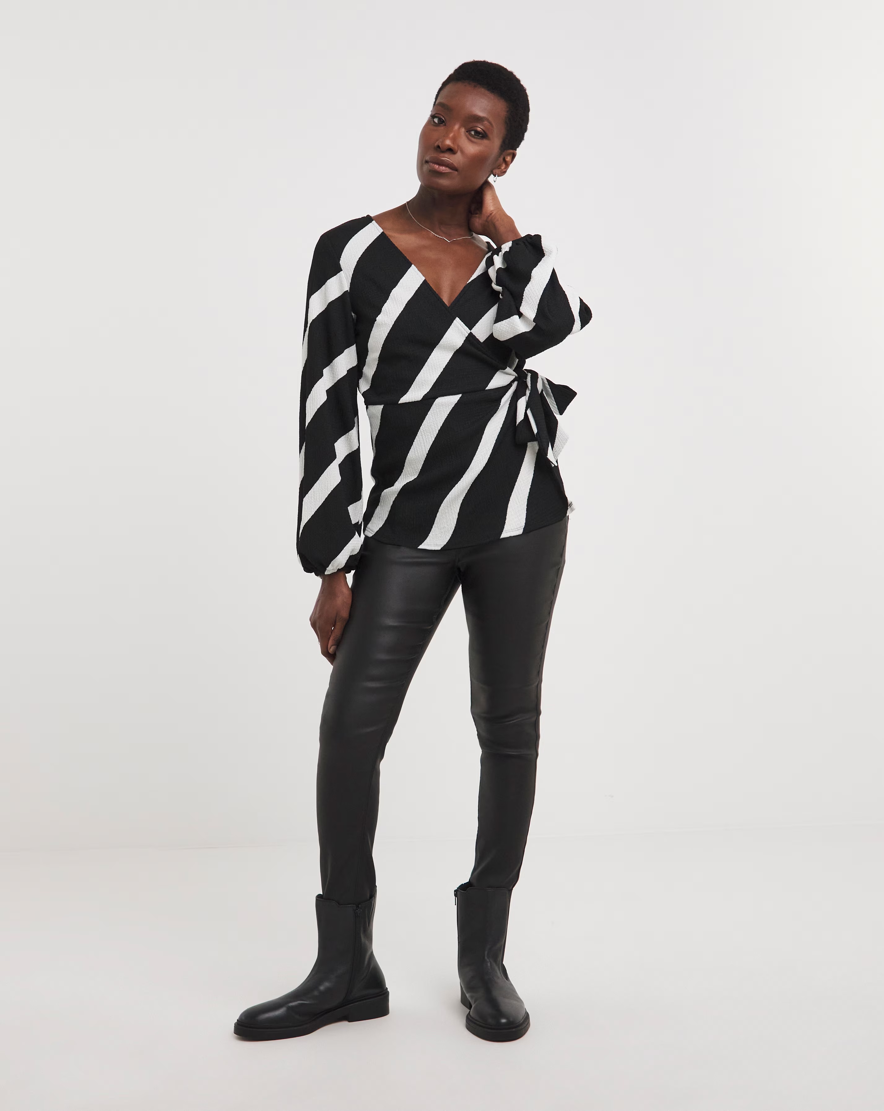 Crinkle Wrap Top 3 Crinkle Wrap Top