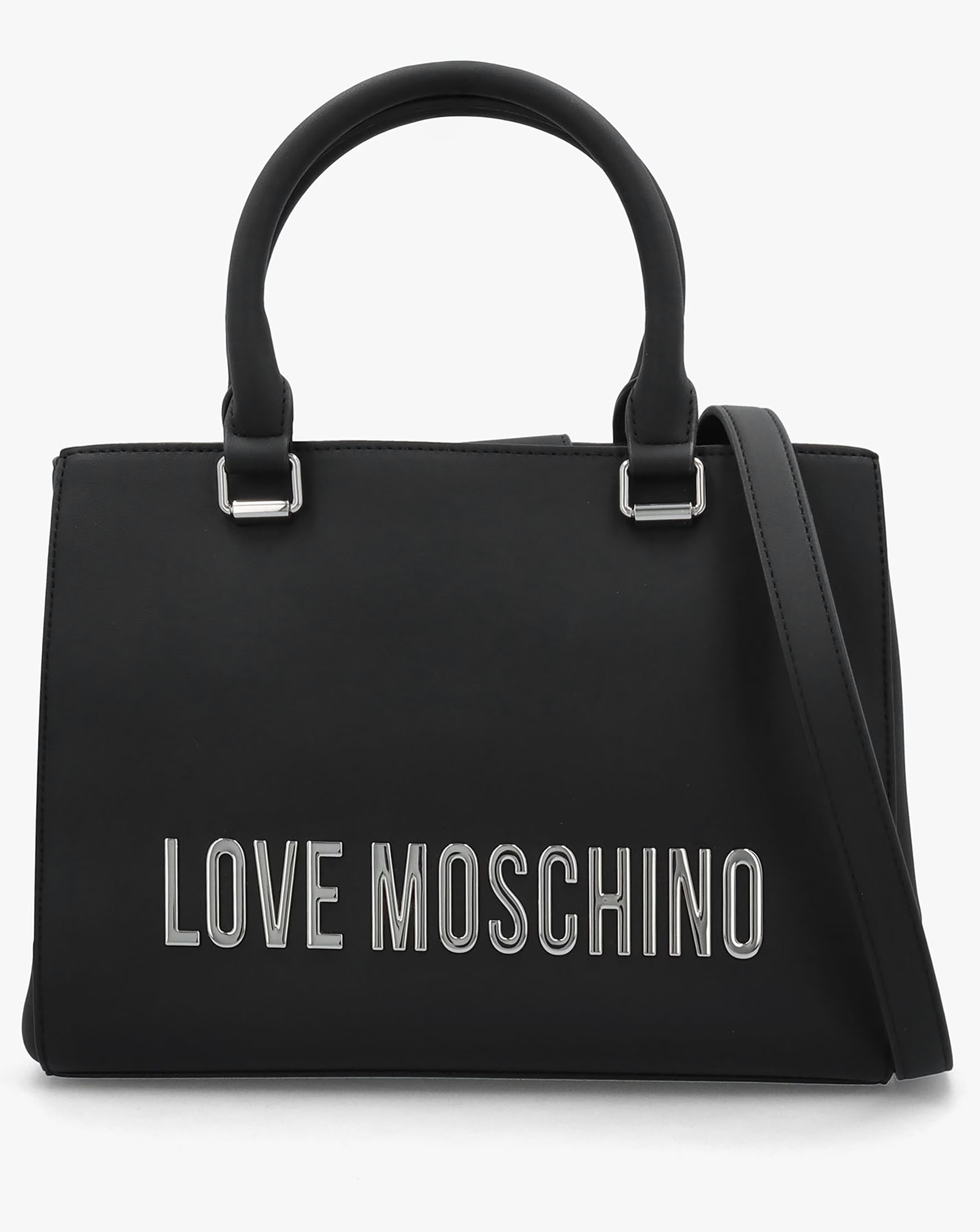 Love Moschino Big Love Black Tote Bag 1 Love Moschino Big Love Black Tote Bag