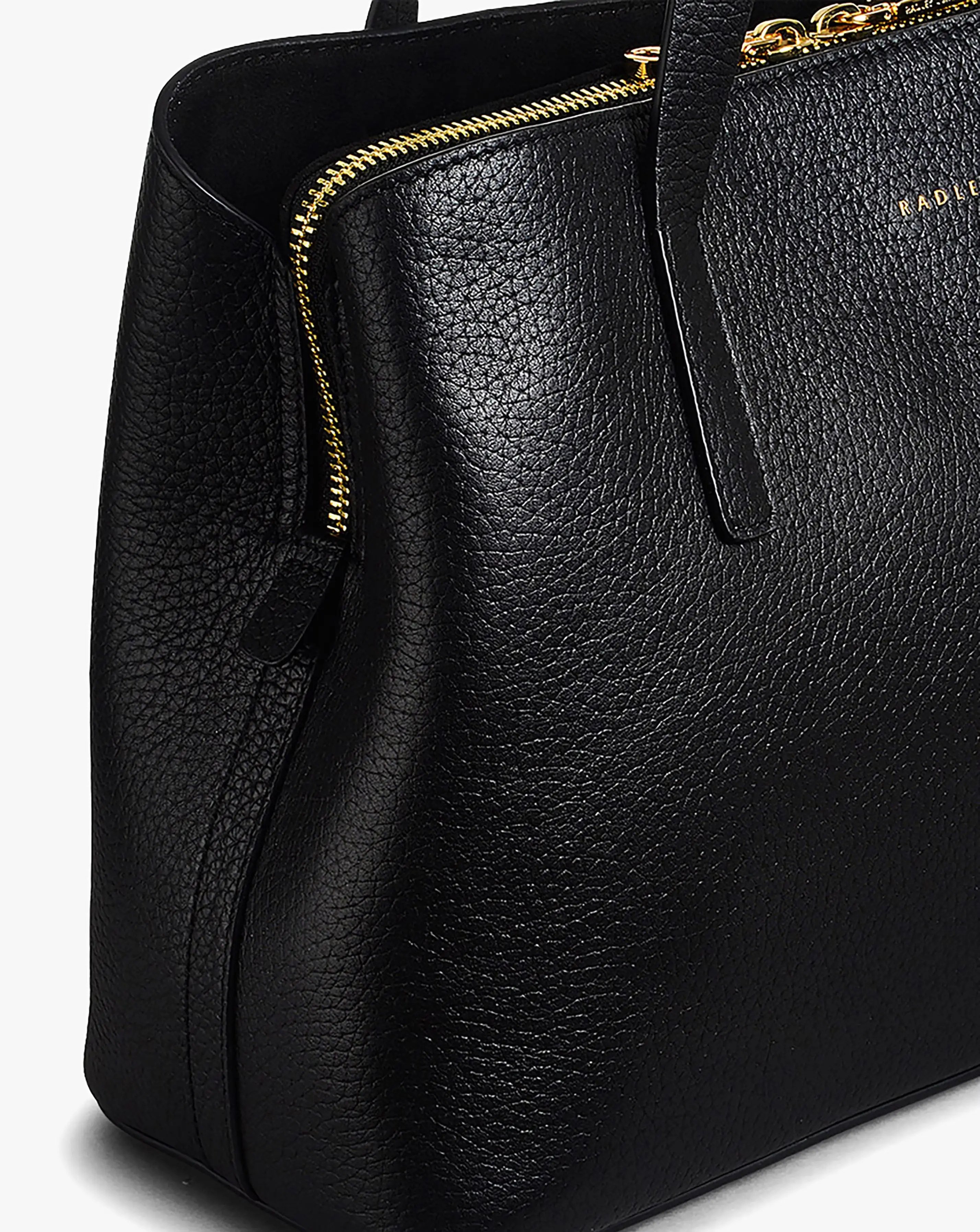 Radley Dukes Place Medium Black Leather Grab Bag 6 Radley Dukes Place Medium Black Leather Grab Bag