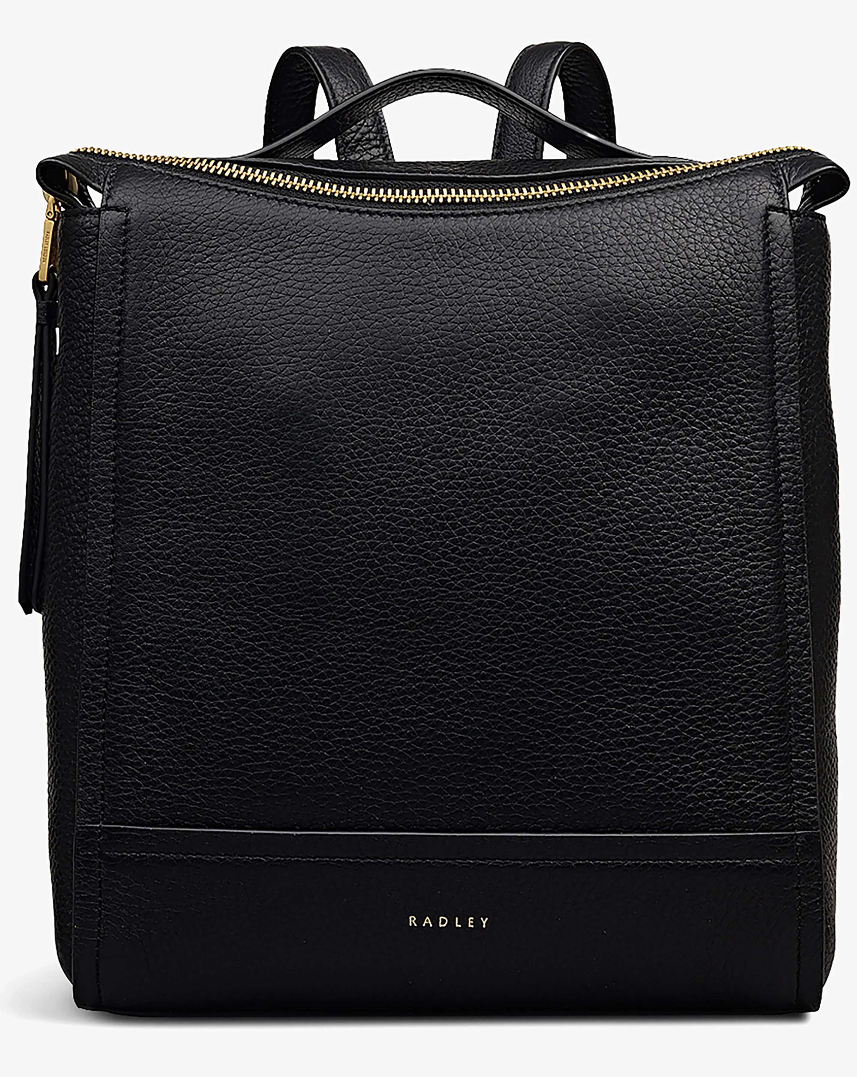 Radley Oak Street Small Black Leather Backpack 1 Radley Oak Street Small Black Leather Backpack