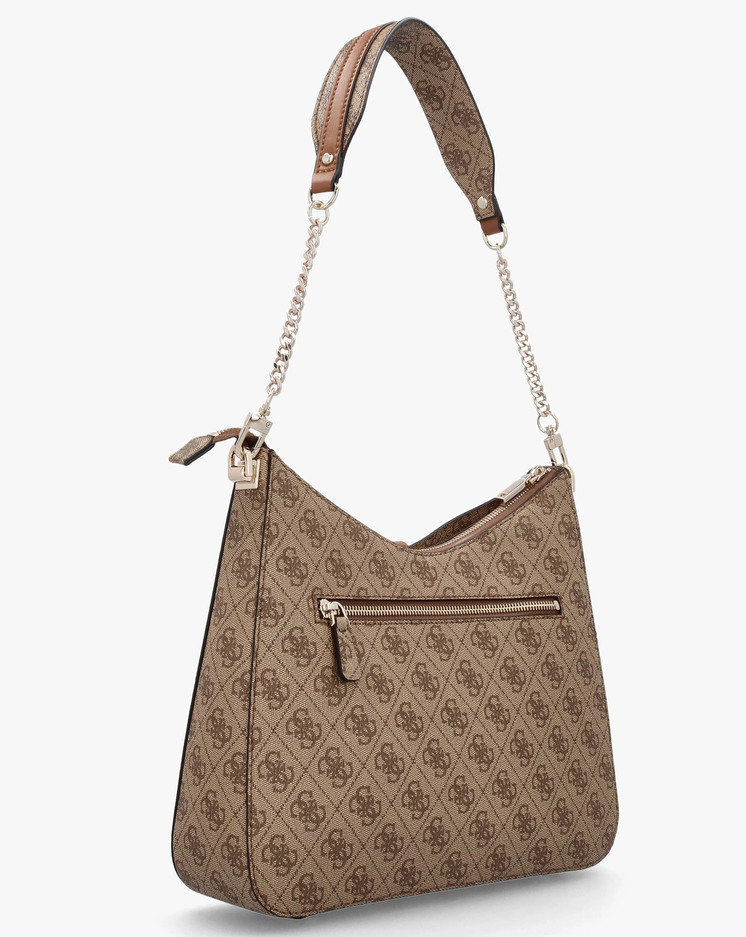 Guess Zamira Latte Logo Hobo Shoulder Bag 2 Guess Zamira Latte Logo Hobo Shoulder Bag
