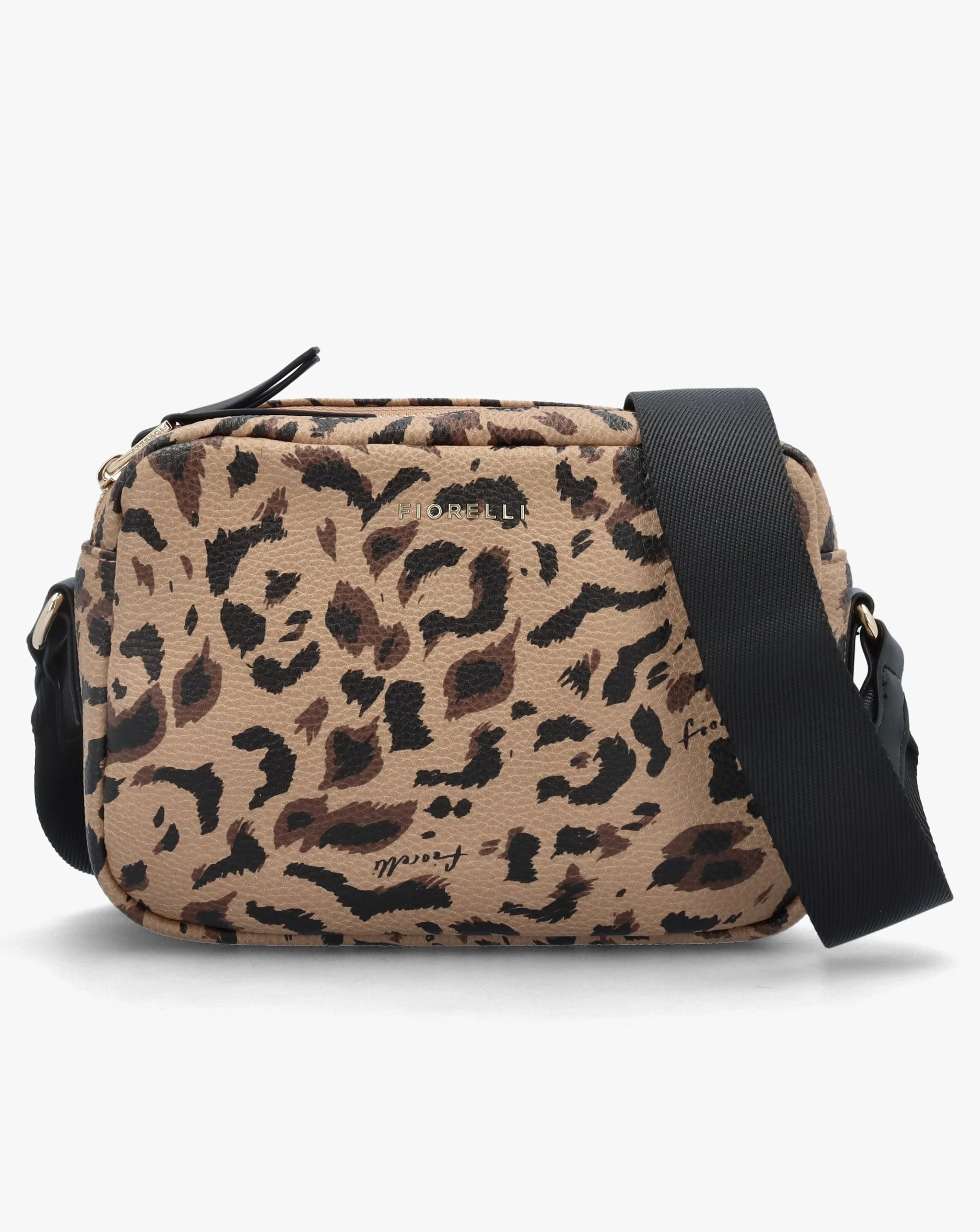 Fiorelli Effie Webbed Strap Leopard Cross-Body Bag 1 Fiorelli Effie Webbed Strap Leopard Cross-Body Bag