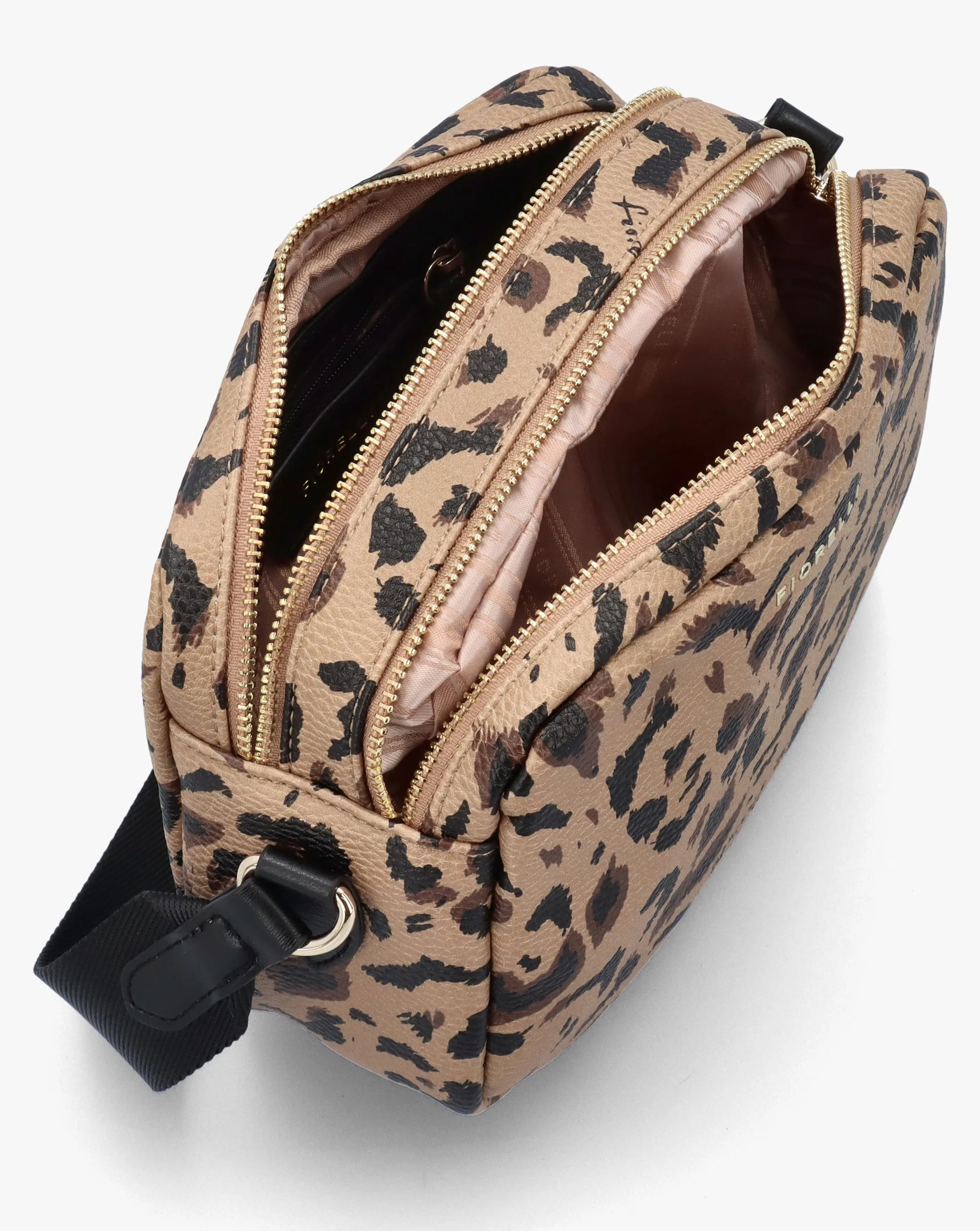 Fiorelli Effie Webbed Strap Leopard Cross-Body Bag 3 Fiorelli Effie Webbed Strap Leopard Cross-Body Bag