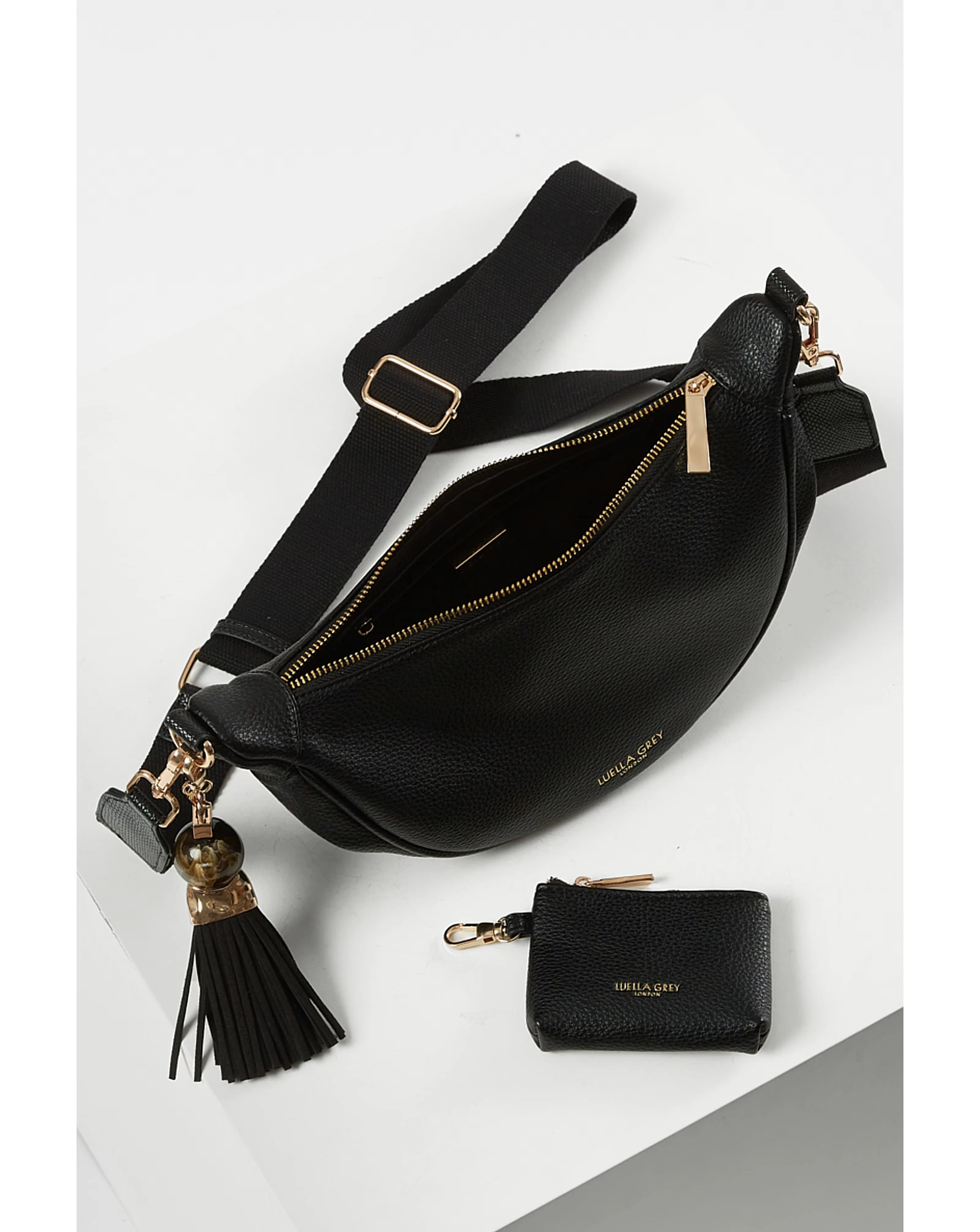 Luella Grey Lauren Black Sling Bag 4 Luella Grey Lauren Black Sling Bag