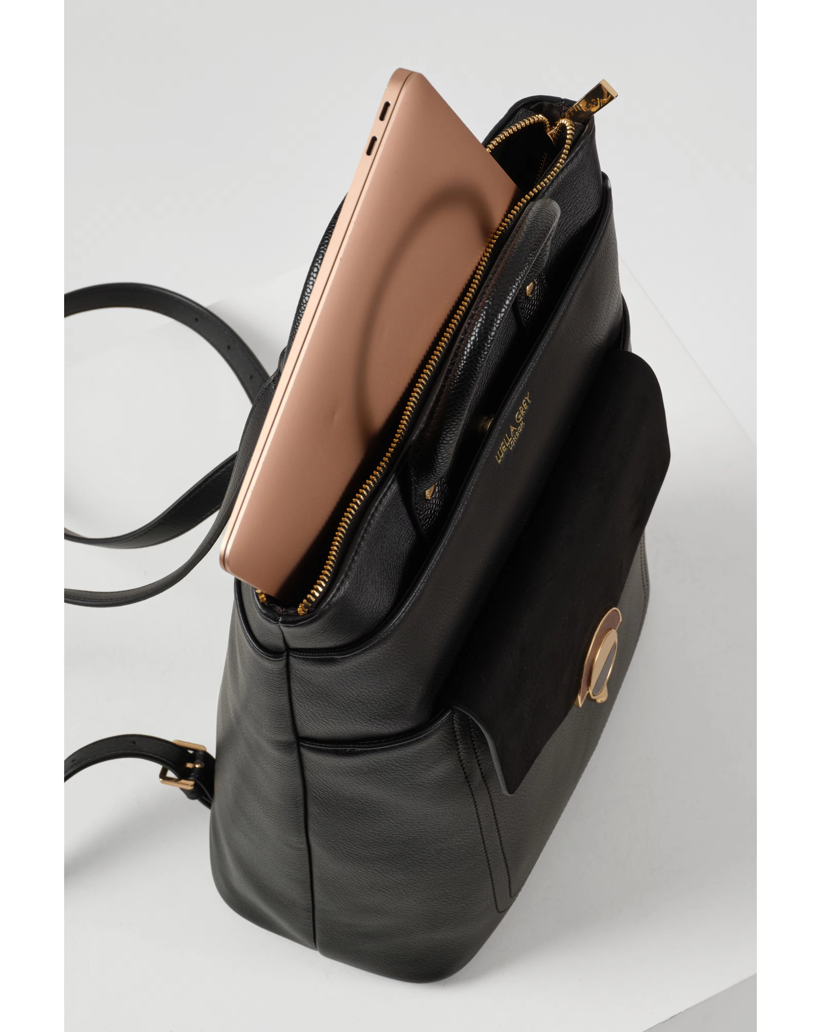 Luella Grey Sally Black Laptop Backpack 5 Luella Grey Sally Black Laptop Backpack