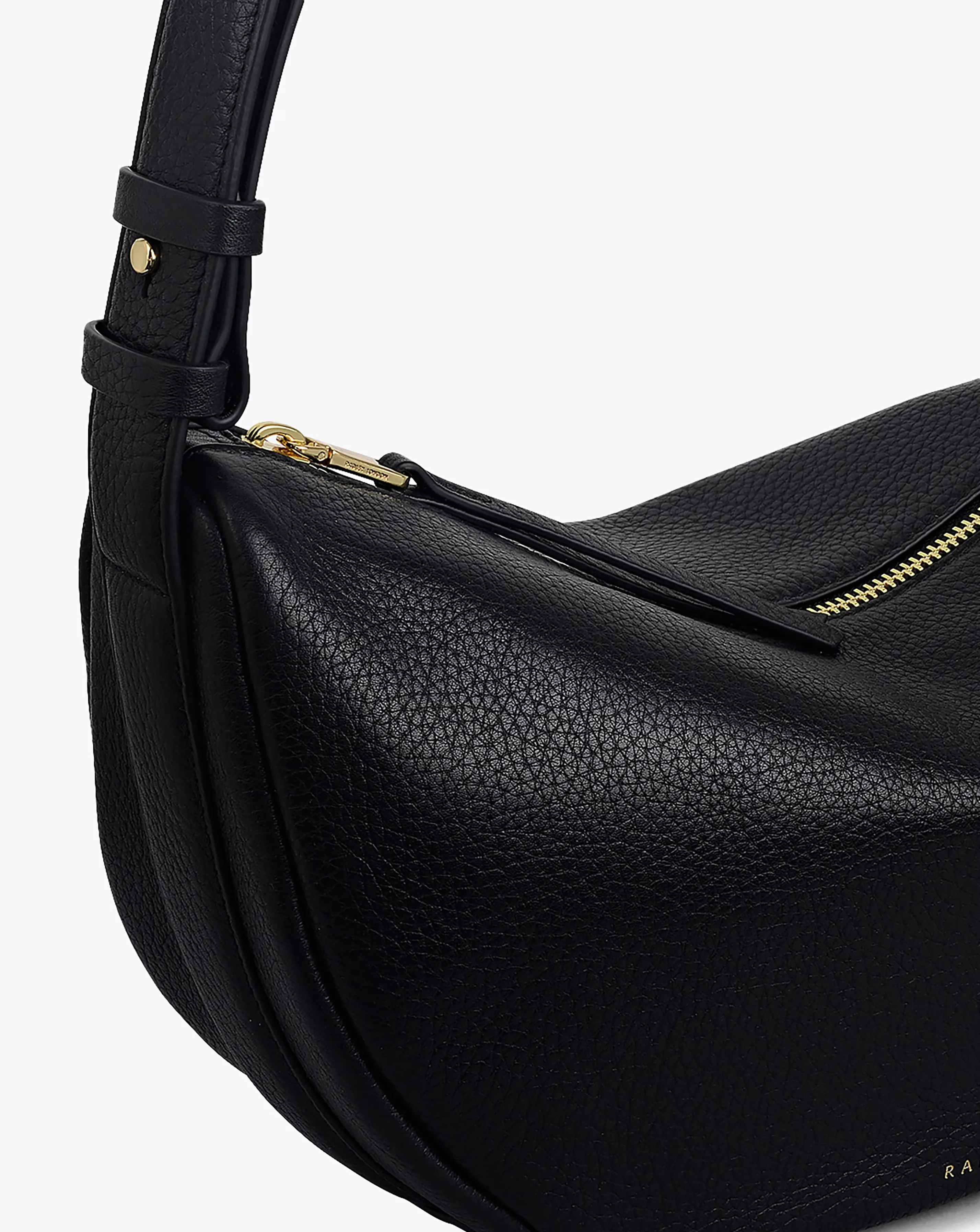 Radley Dukes Place Medium Black Leather Sling Bag 4 Radley Dukes Place Medium Black Leather Sling Bag