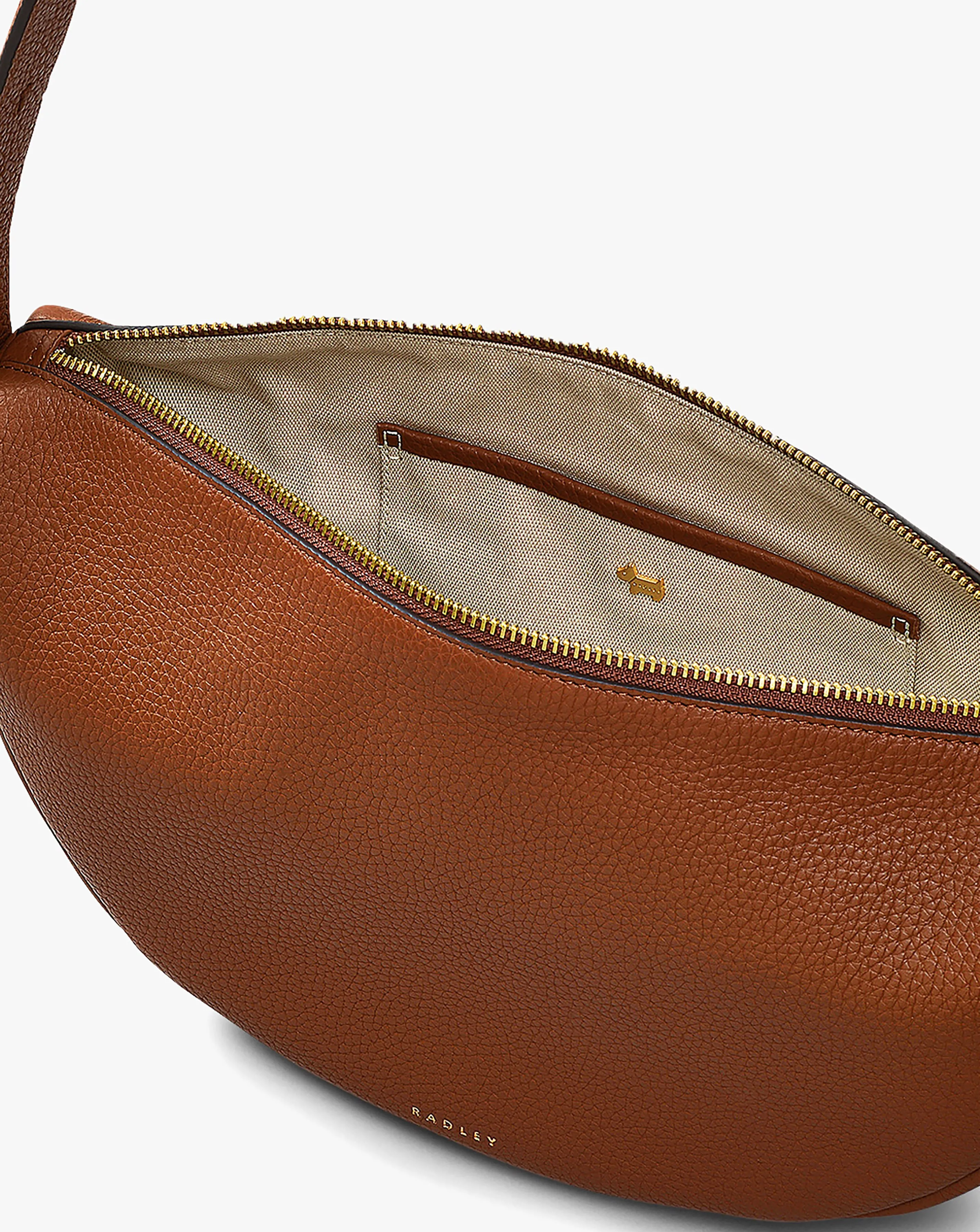 Radley Dukes Place Medium Tan Leather Sling Bag 3 Radley Dukes Place Medium Tan Leather Sling Bag