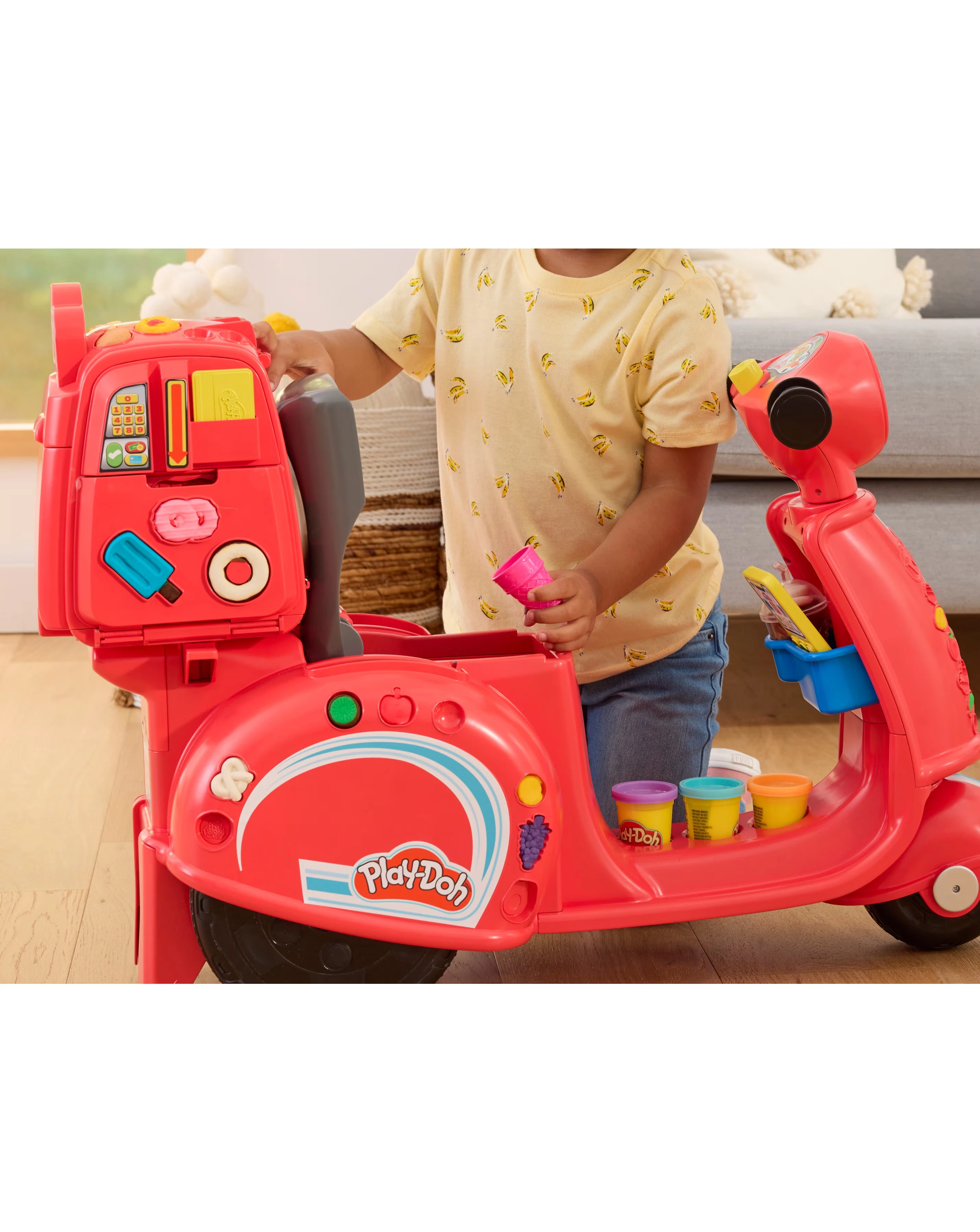 Play-Doh Pizza Delivery Kids Scooter Playset 19 Play-Doh Pizza Delivery Kids Scooter Playset