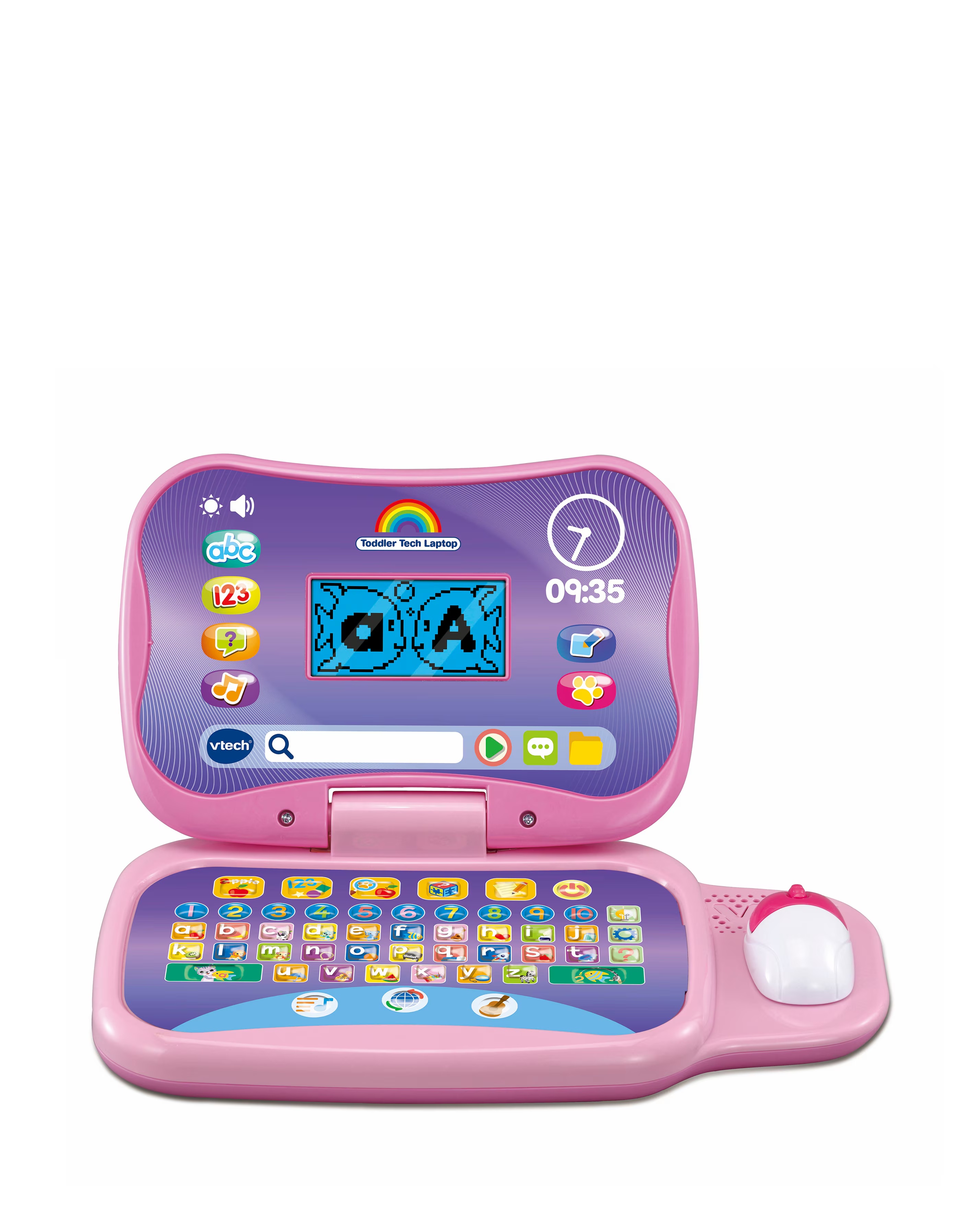Vtech Toddler Tech Laptop Pink 1 Vtech Toddler Tech Laptop Pink
