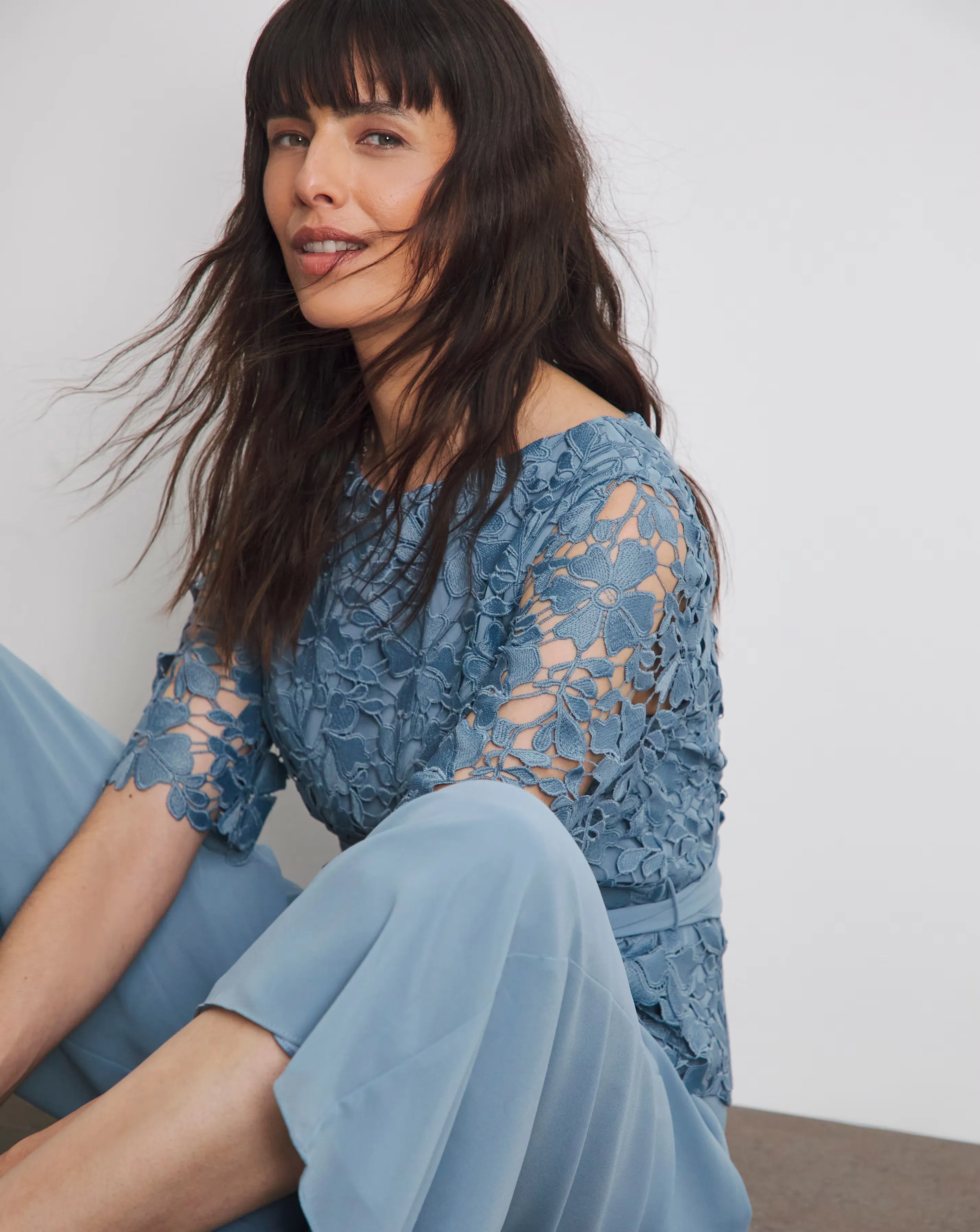 Joanna Hope Lace Jumpsuit 4 Joanna Hope Lace Jumpsuit
