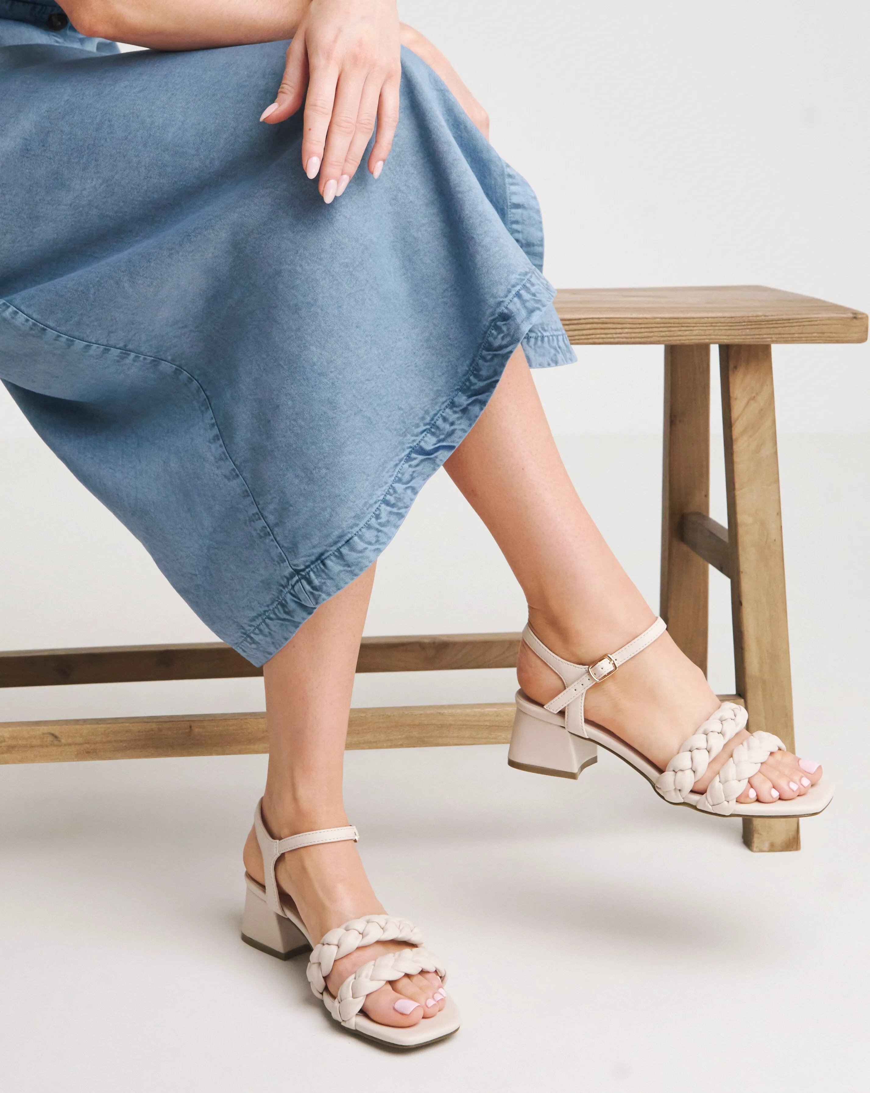 Jacinda Twin Strap Block Heeled Sandals Wide E Fit 1 Jacinda Twin Strap Block Heeled Sandals Wide E Fit