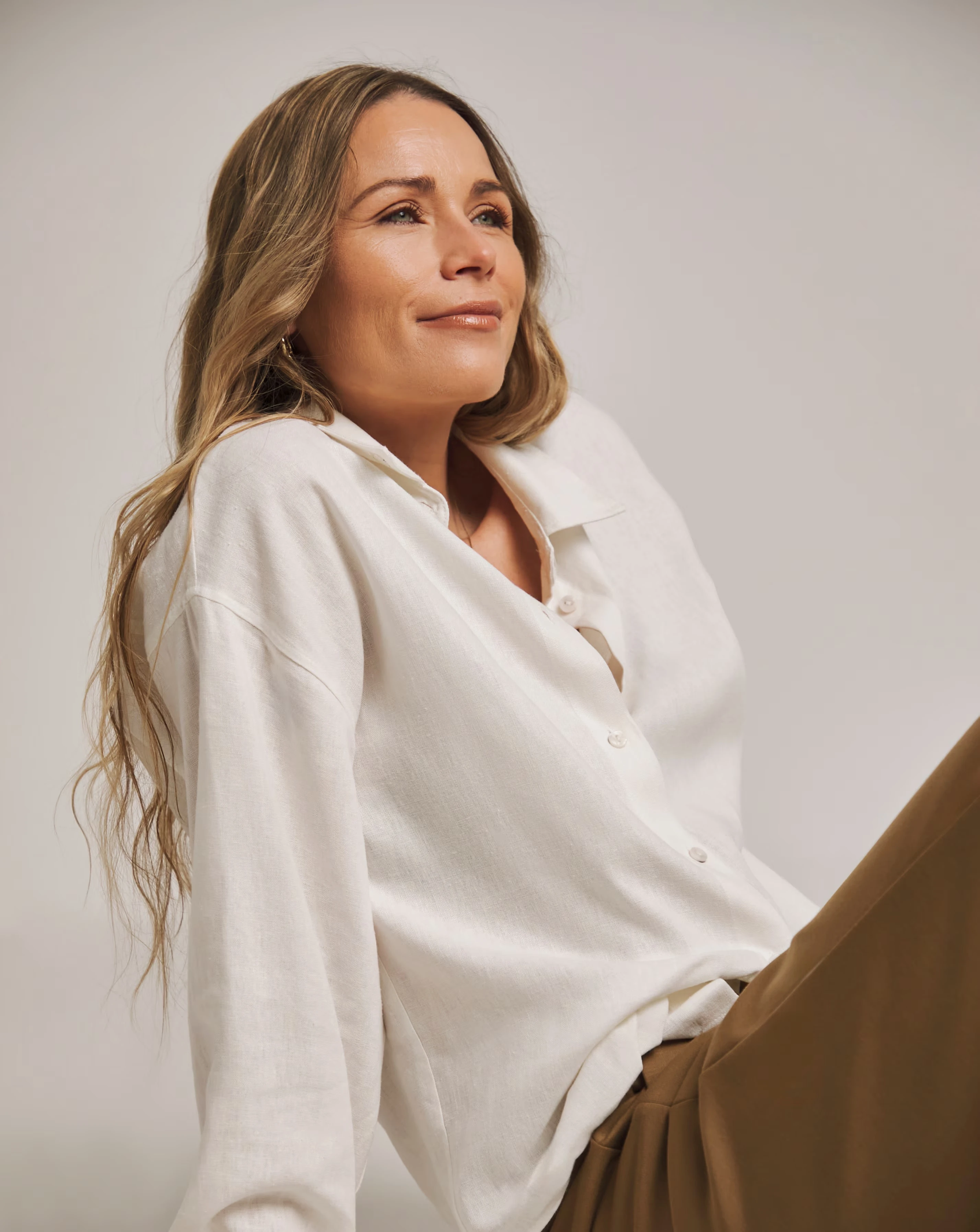 Anthology Linen Blend Long Sleeve Shirt 1 Anthology Linen Blend Long Sleeve Shirt