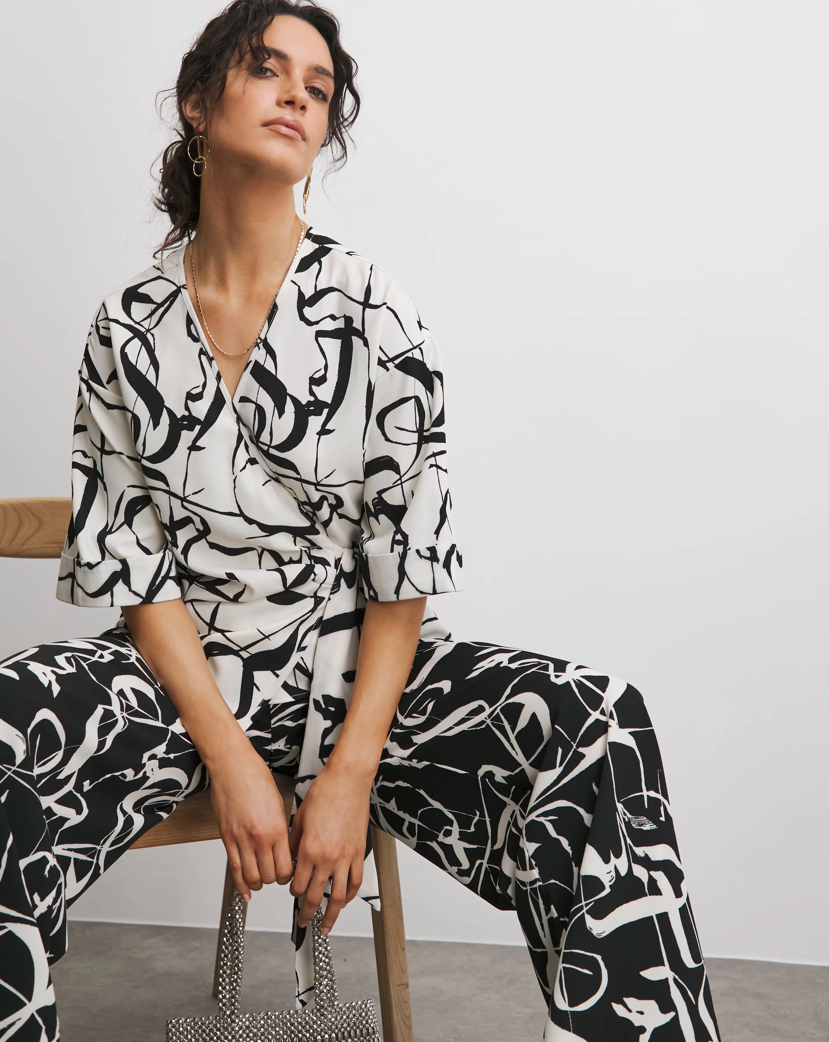 Joanna Hope Wrap Blouse 2 Joanna Hope Wrap Blouse