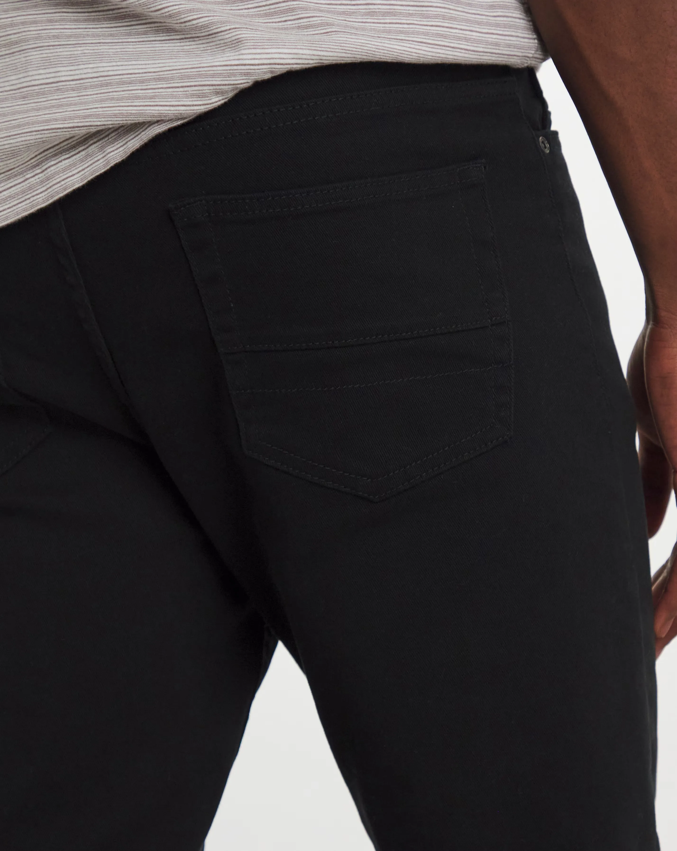 Slim Fit Stretch Gabardine Jean Black 4 Slim Fit Stretch Gabardine Jean Black
