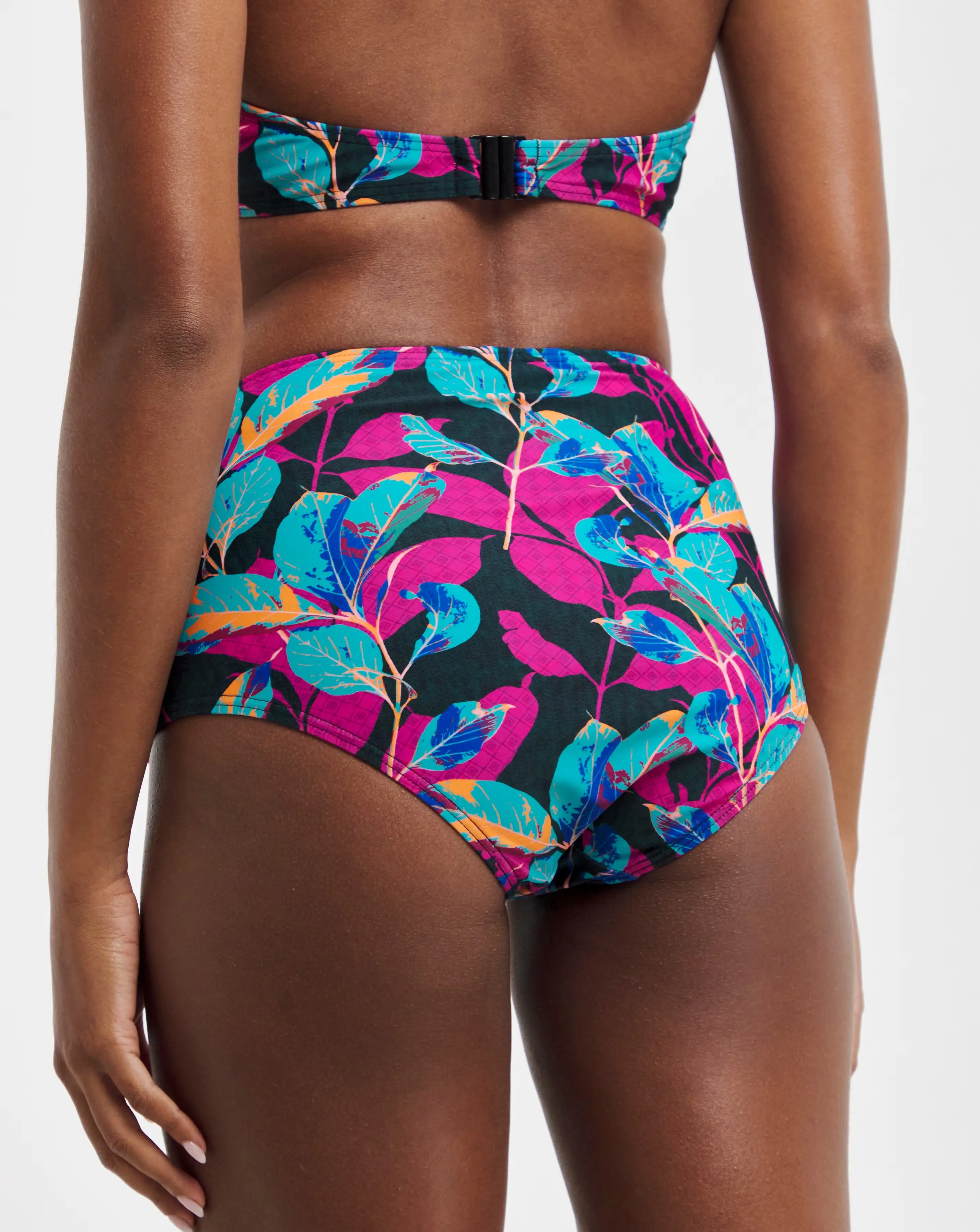Joe Browns Floral Print High Waist Bikini Bottoms 4 Joe Browns Floral Print High Waist Bikini Bottoms