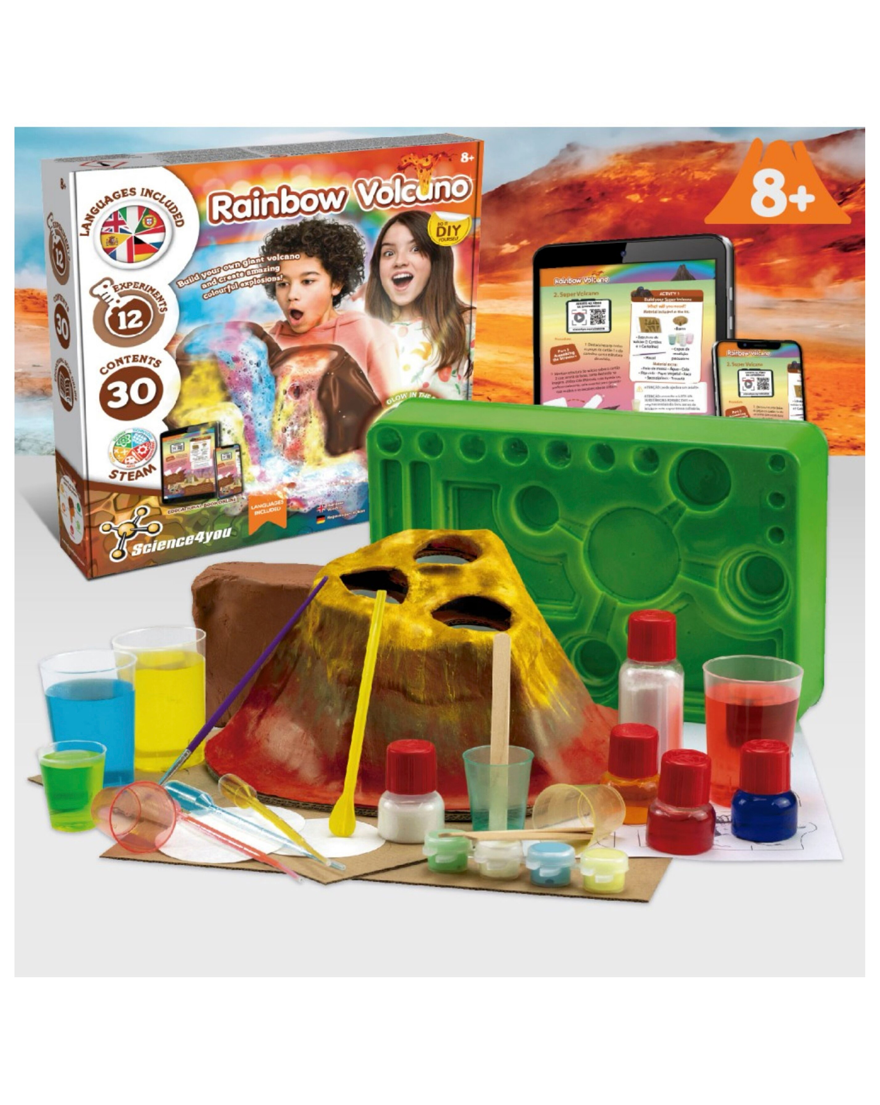 Science4you Rainbow Volcano 3 Science4you Rainbow Volcano