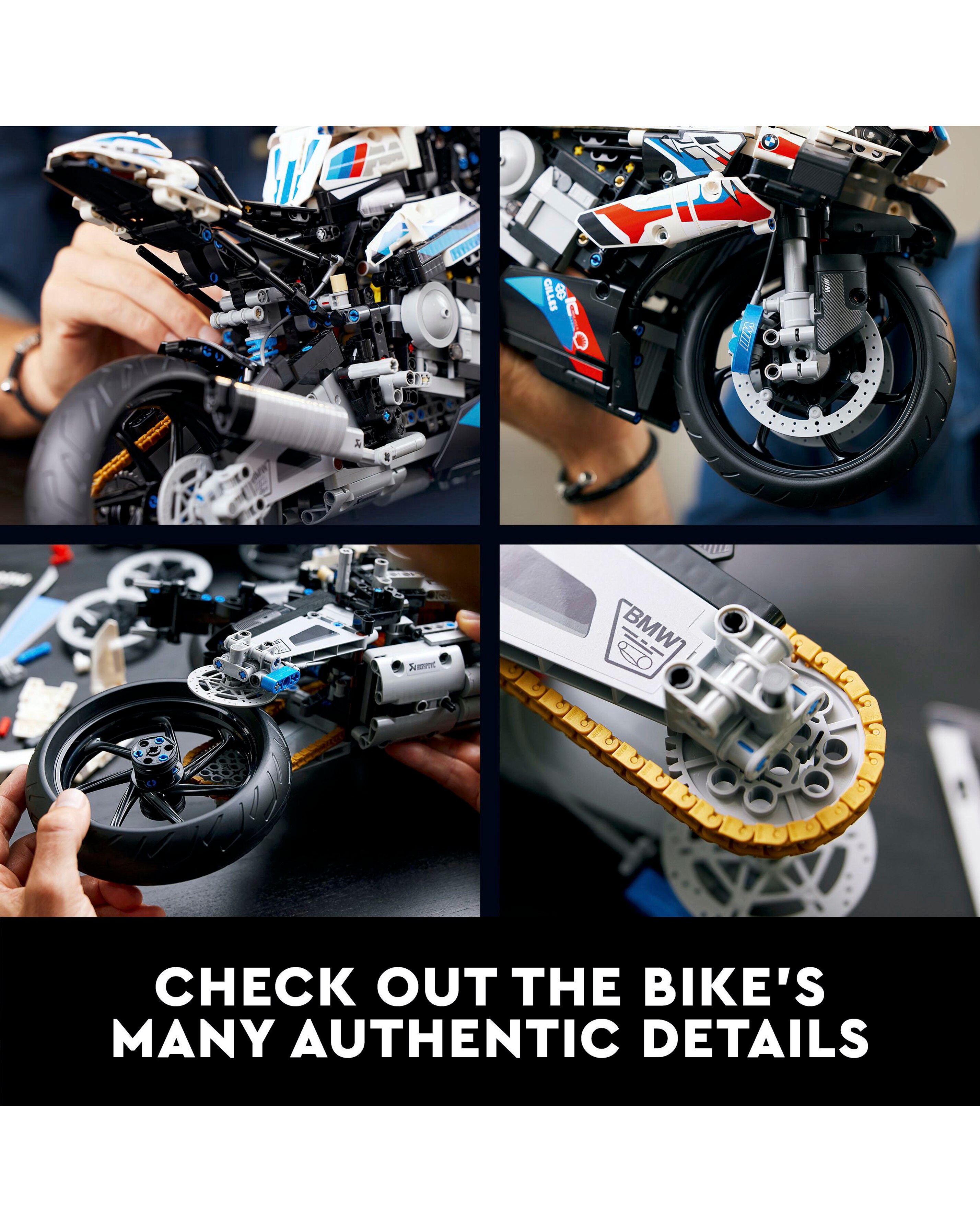 LEGO Technic BMW M 1000 RR Motorbike Model Kit 42130 11 LEGO Technic BMW M 1000 RR Motorbike Model Kit 42130