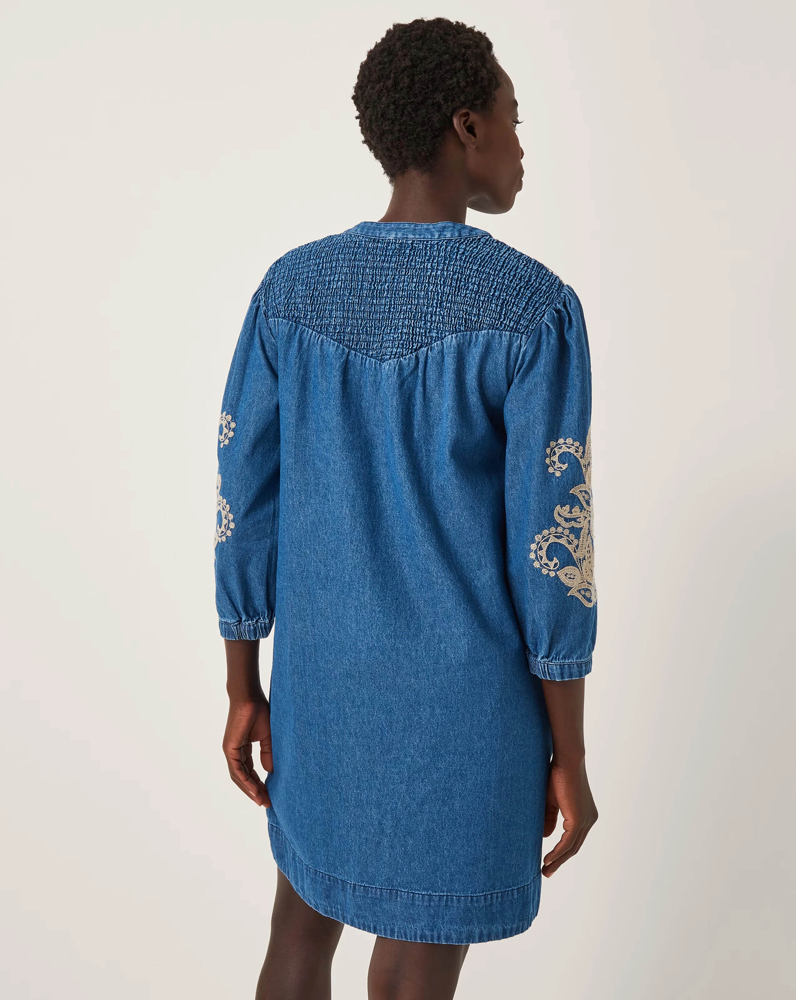 Monsoon Holly Denim Mini Dress 2 Monsoon Holly Denim Mini Dress