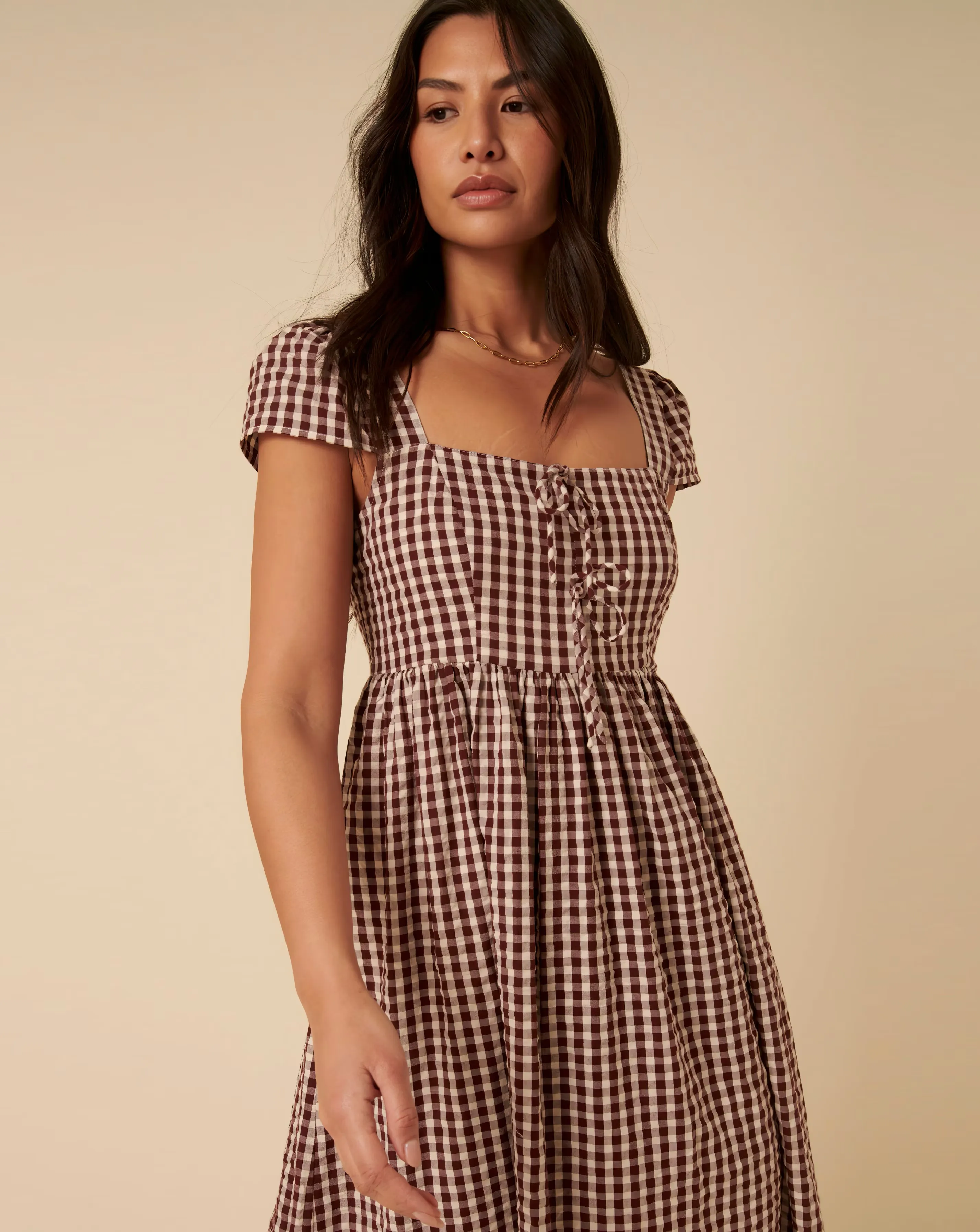 Nobodys Child Seersucker Check Dress 2 Nobodys Child Seersucker Check Dress
