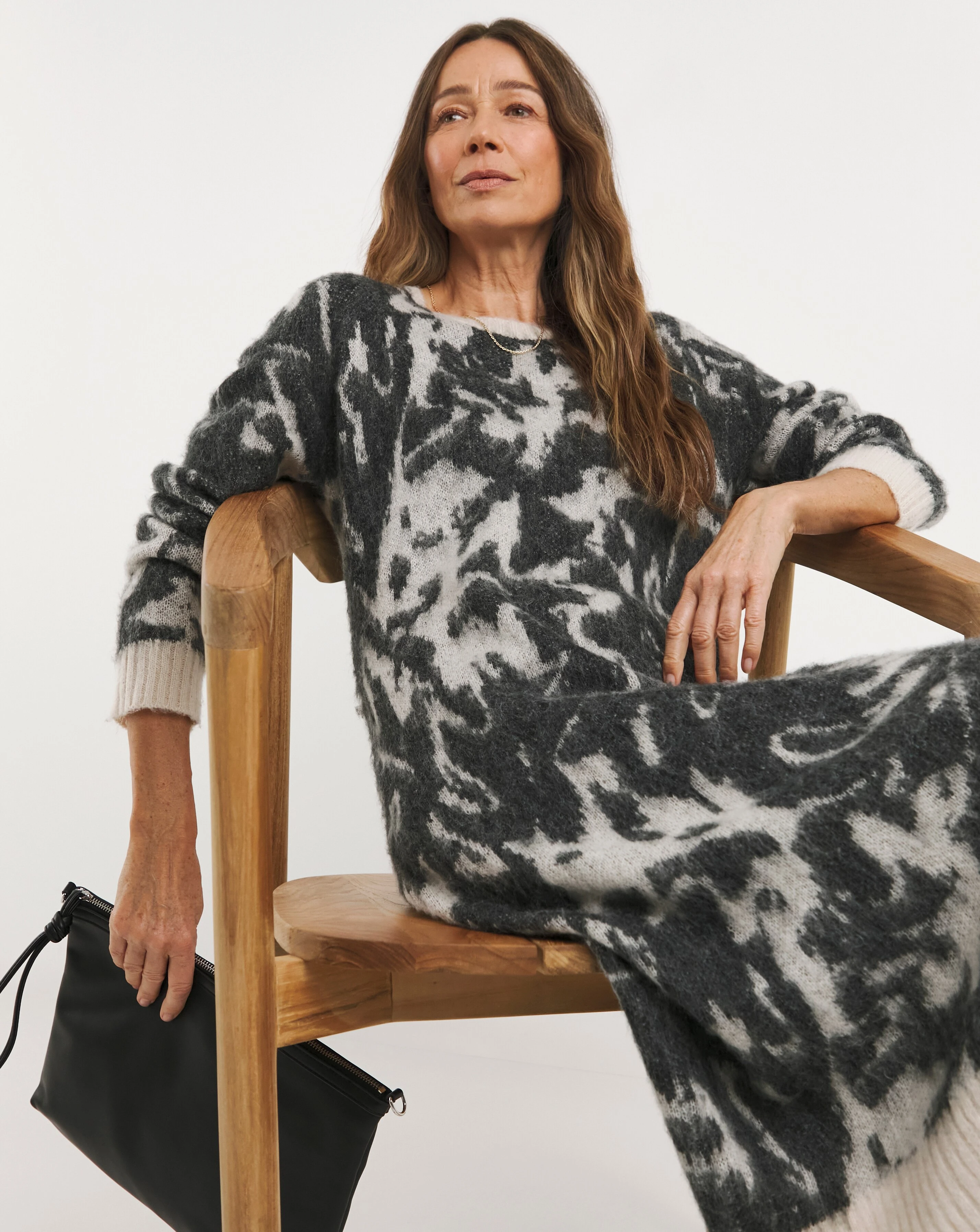 Religion Brushed Yarn Reverse Dress 1 Religion Brushed Yarn Reverse Dress