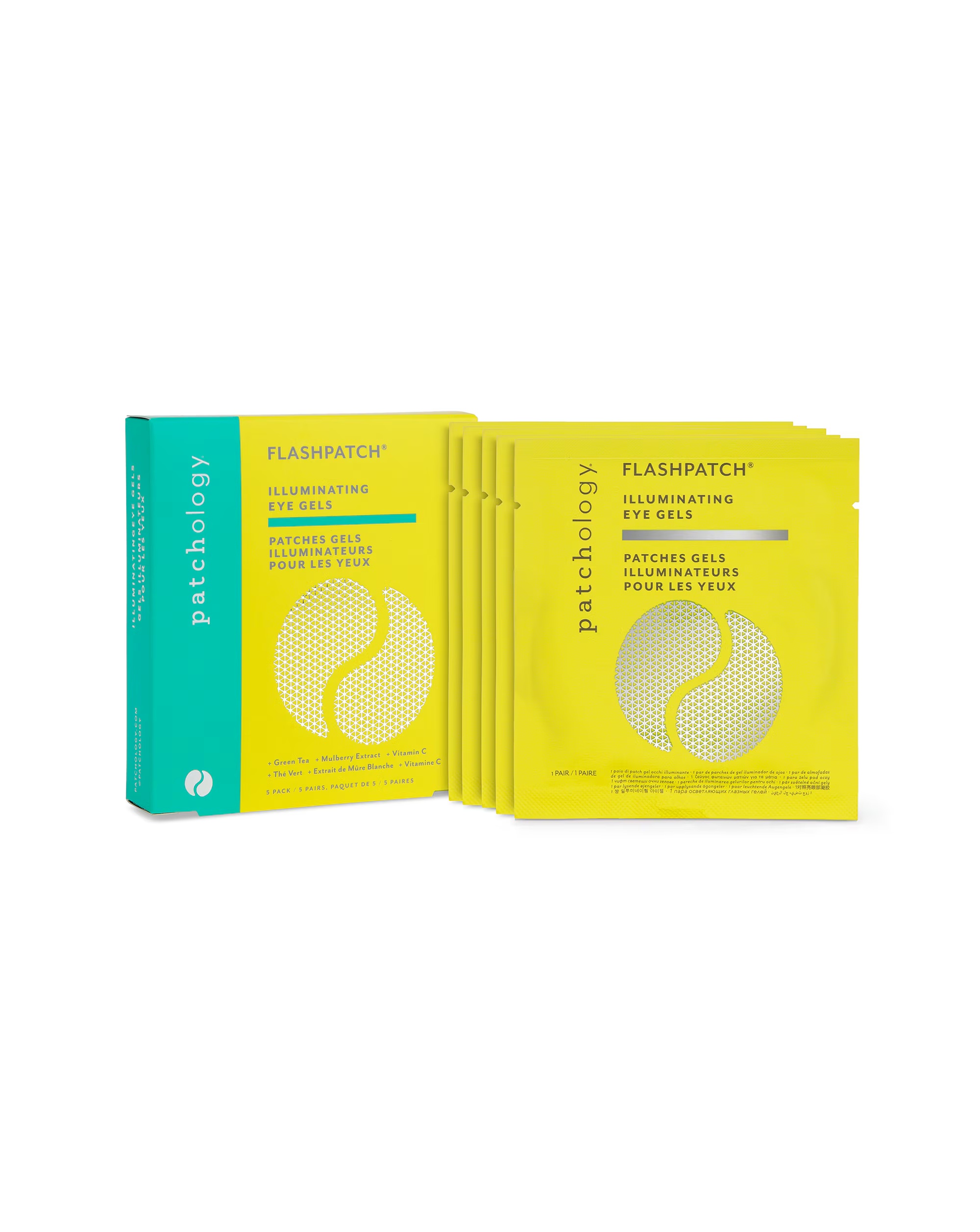 Patchology FlashPatch Illuminating Eye Gels - 5 Pairs/Box 1 Patchology FlashPatch Illuminating Eye Gels - 5 Pairs/Box