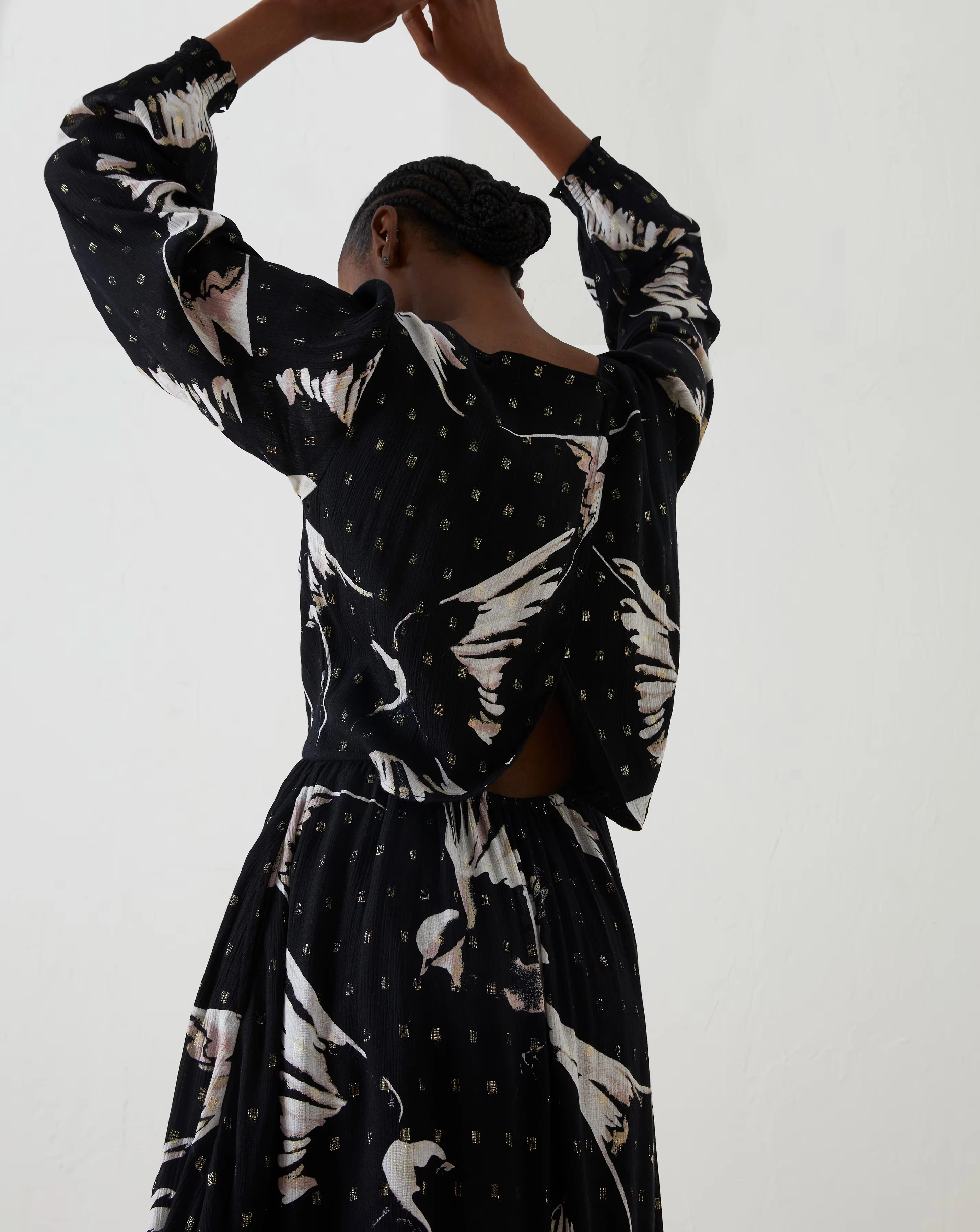 FatFace Edale Metalic Dress 4 FatFace Edale Metalic Dress