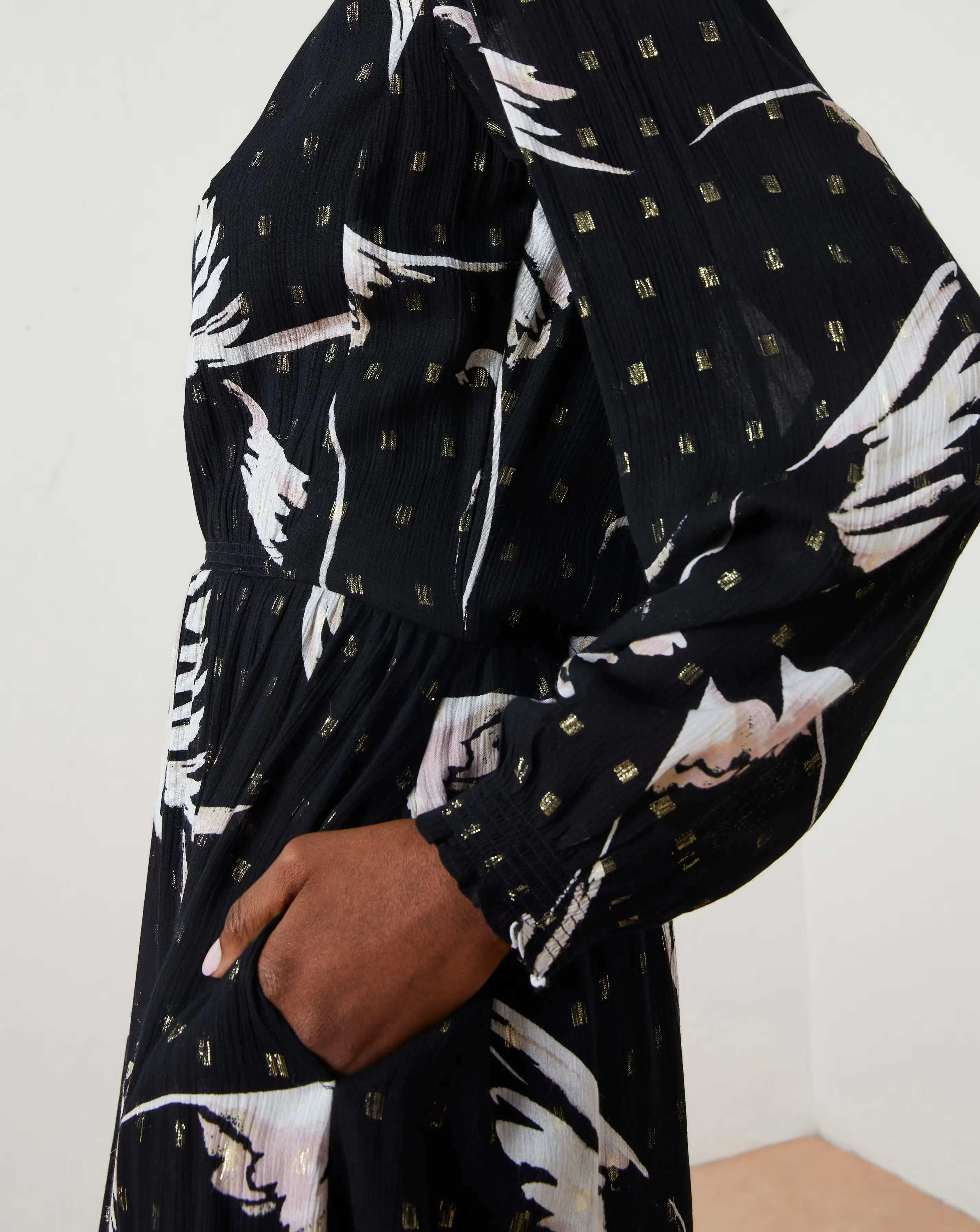 FatFace Edale Metalic Dress 6 FatFace Edale Metalic Dress