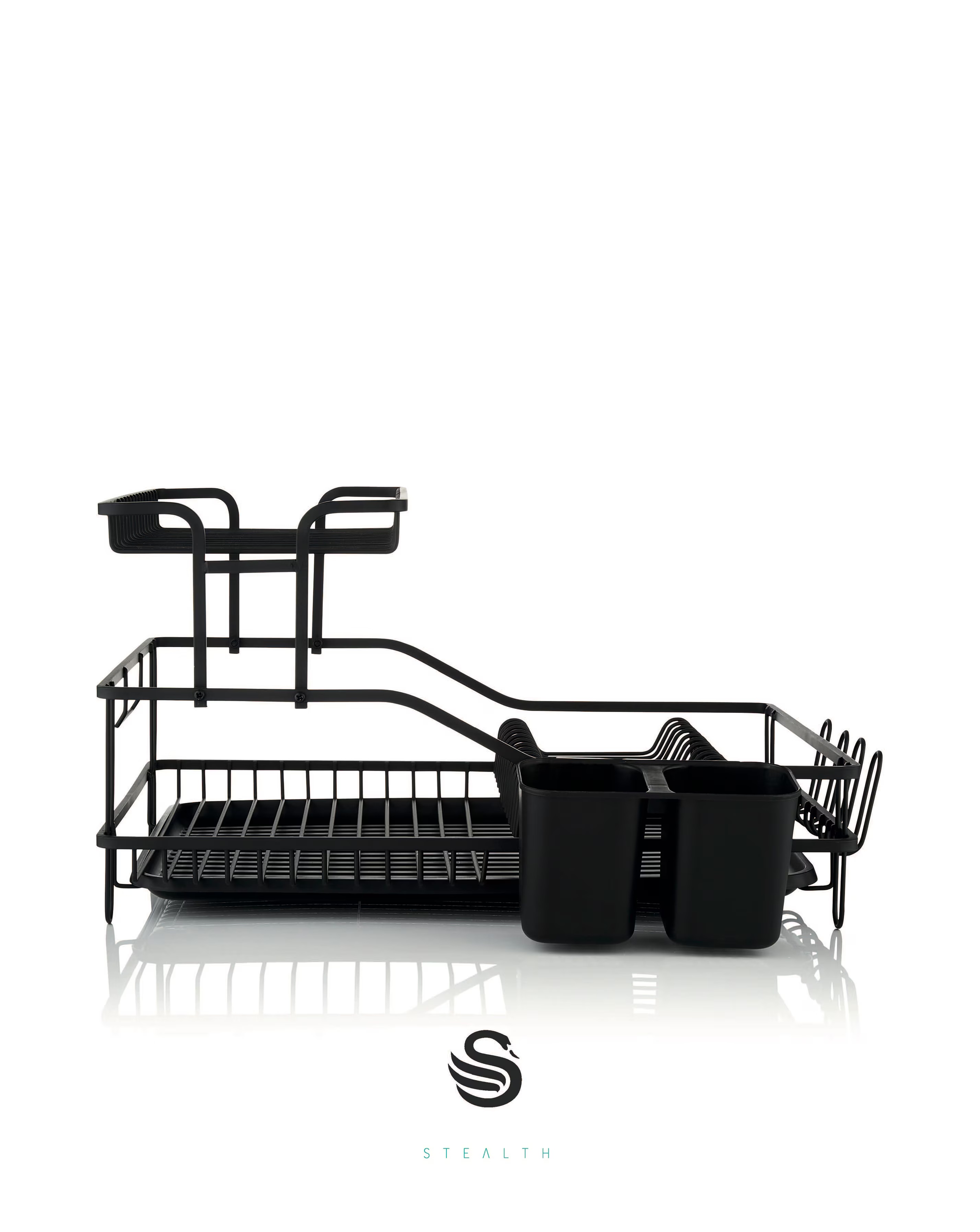 Swan Stealth 15 Plate Dish Rack 2 Swan Stealth 15 Plate Dish Rack