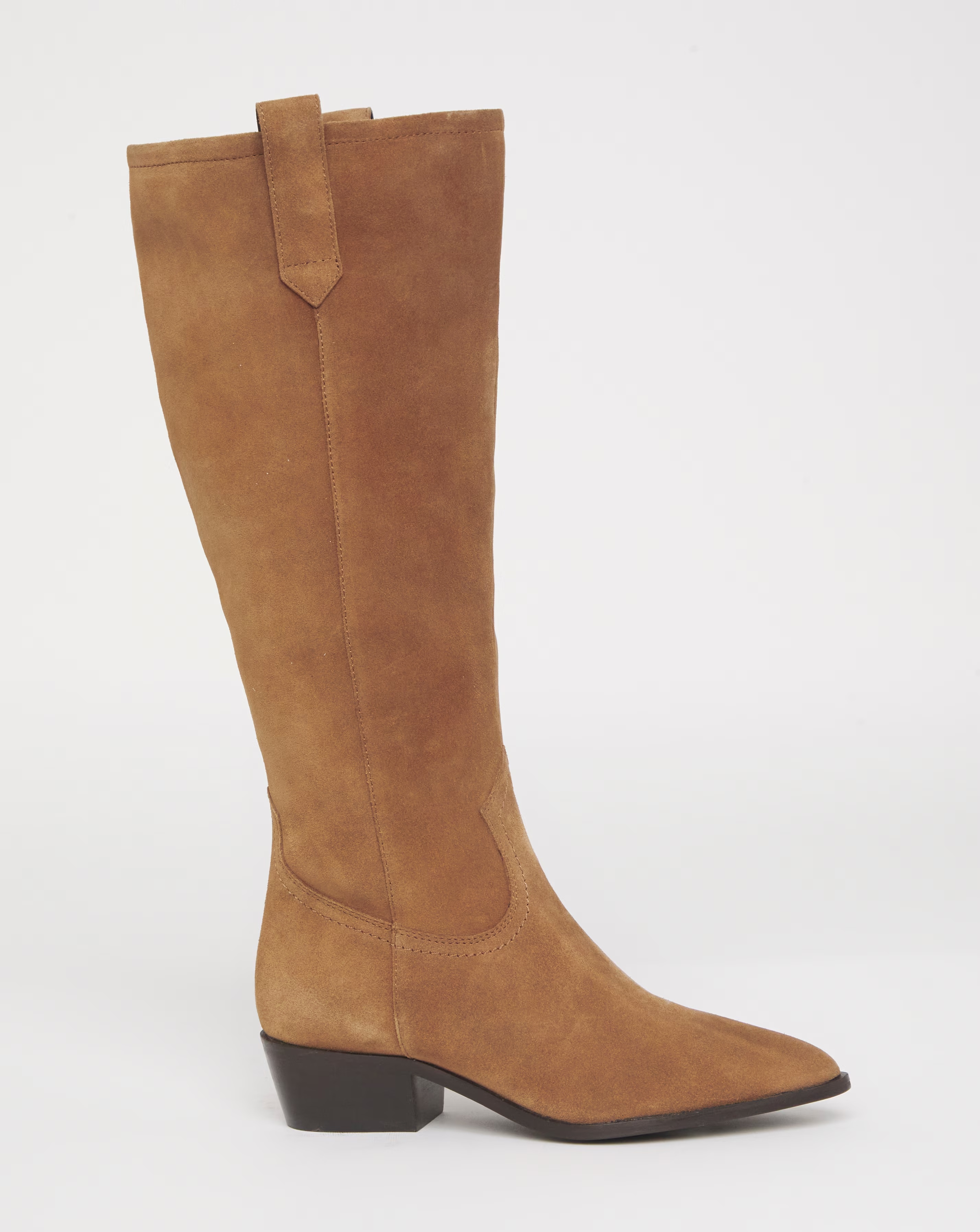 Bonnie Knee High Suede Western Boots - Extra Wide Fit (EEE) & Curvy Calf 4 Bonnie Knee High Suede Western Boots - Extra Wide Fit (EEE) & Curvy Calf